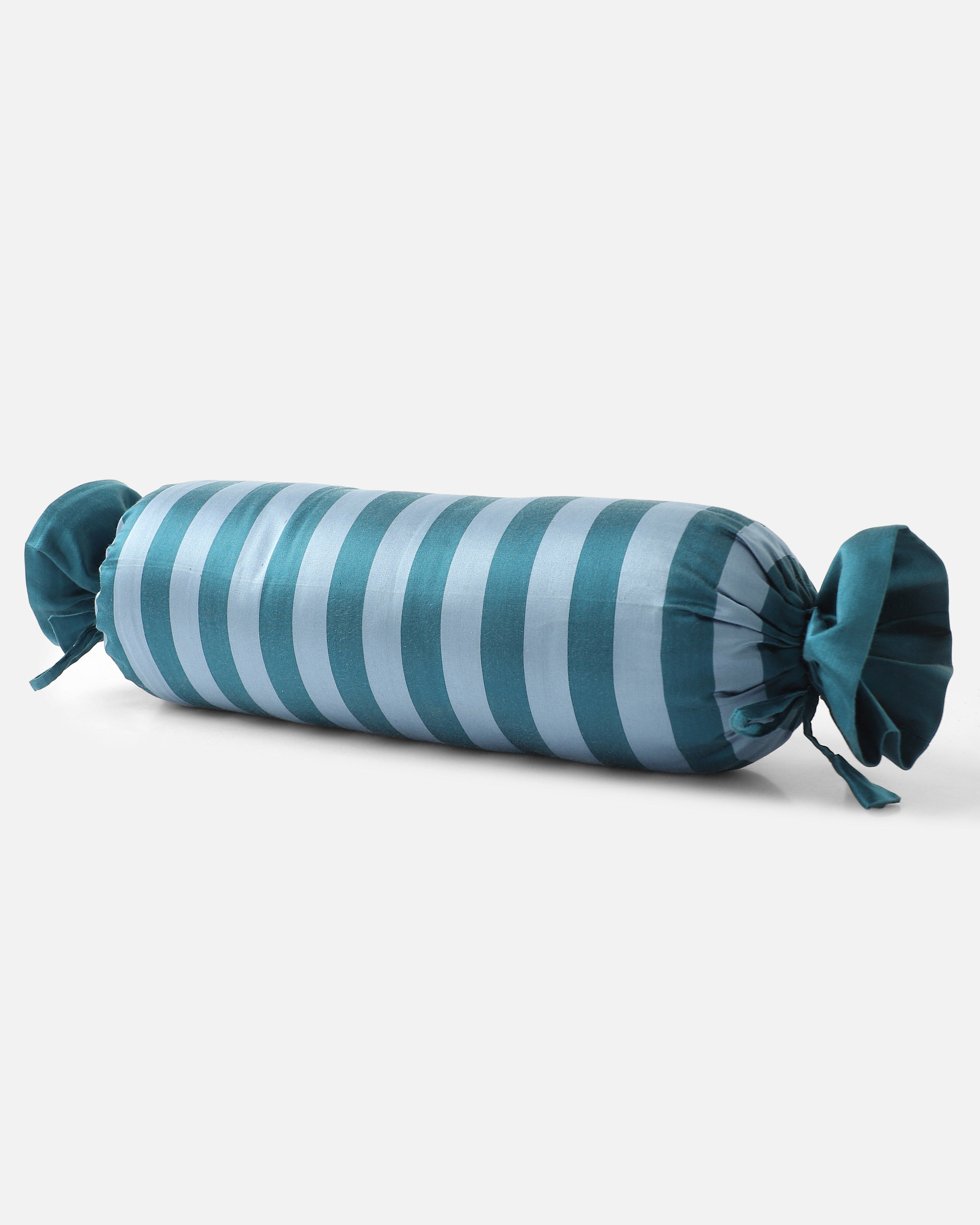 Raaya Banarasi Satin Silk Cotton Bolster Cover