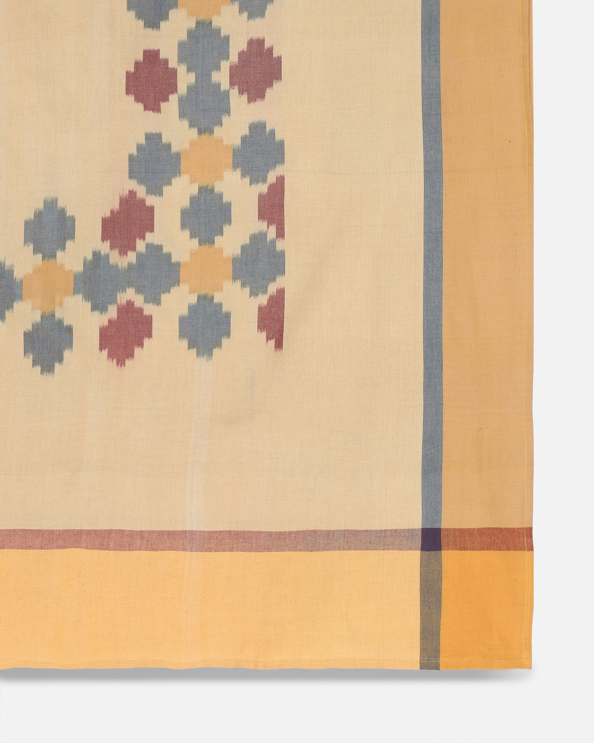 Brysa Pochampally Warp Ikat Cotton Bed Cover