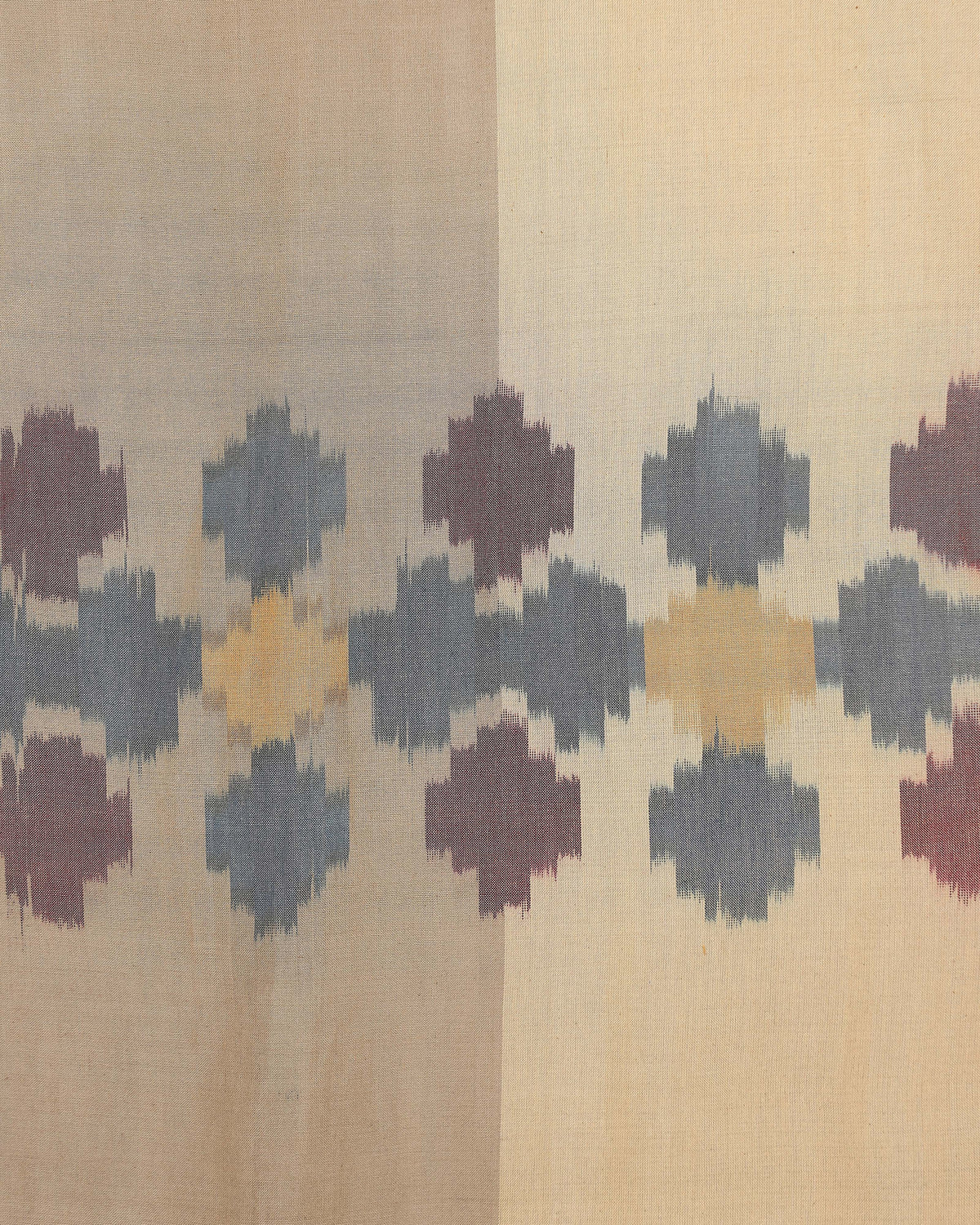Brysa Pochampally Warp Ikat Cotton Bed Cover