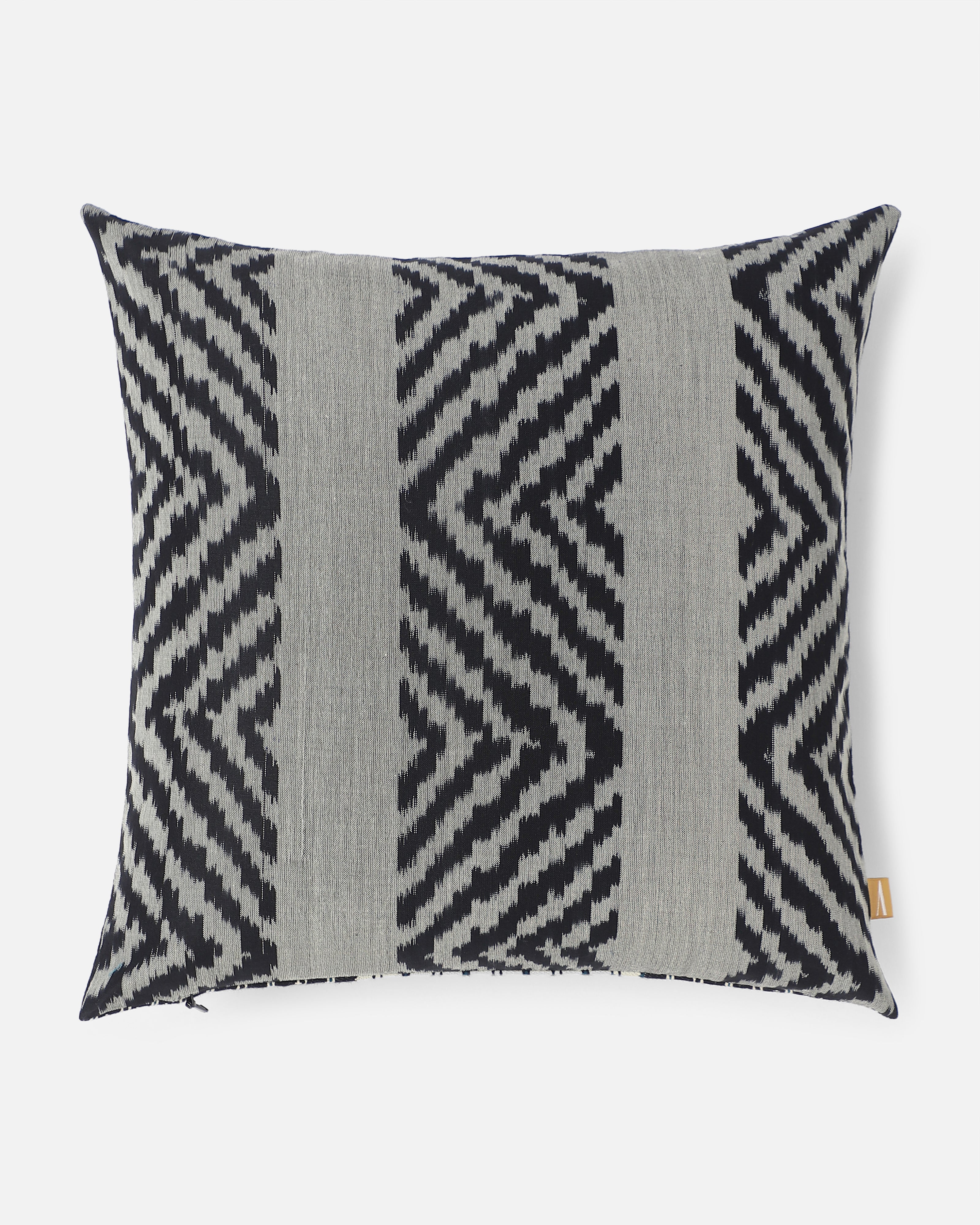 Srejal Pochampally Warp Ikat Cotton Cushion Cover