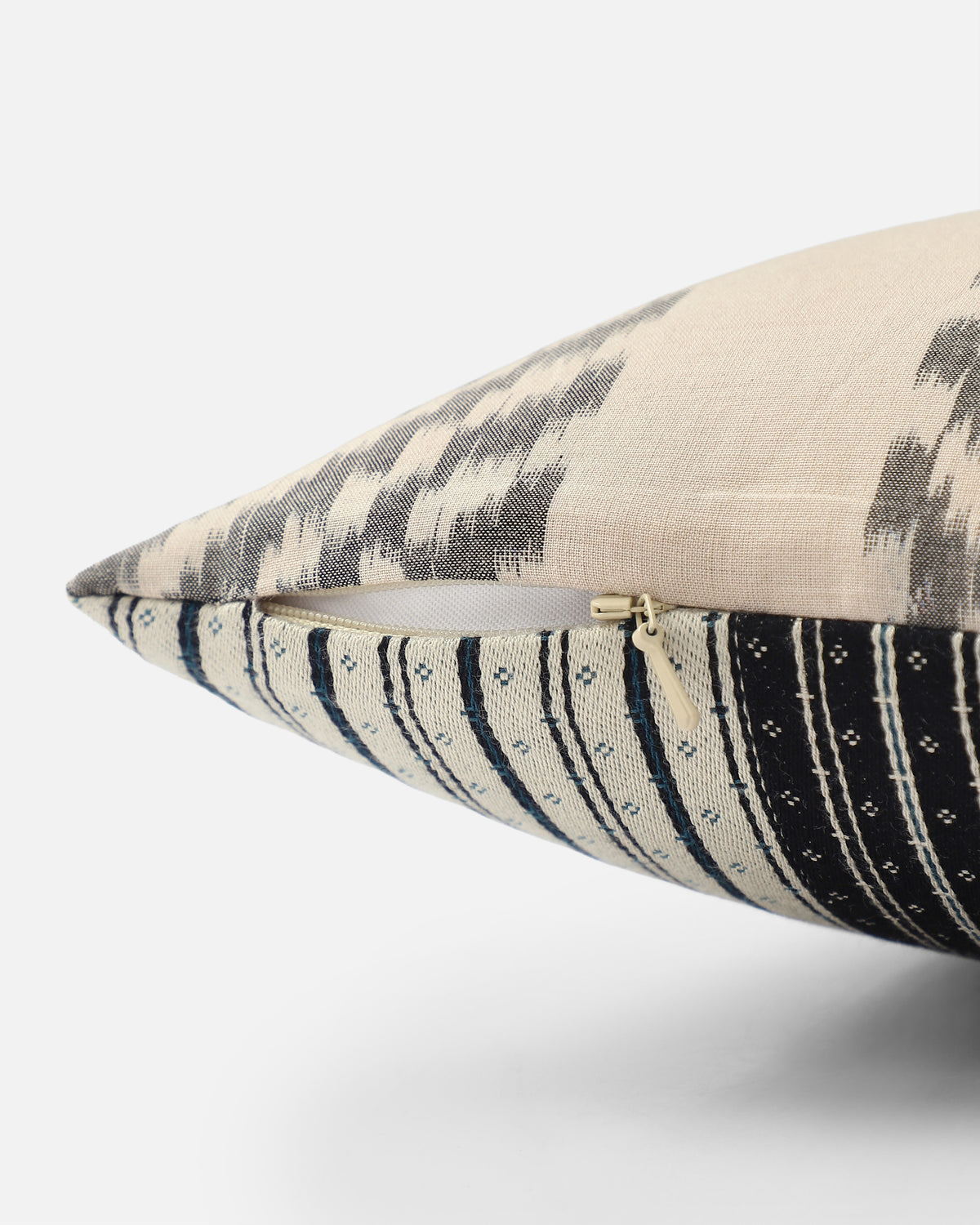 Srejal Pochampally Warp Ikat Cotton Cushion Cover