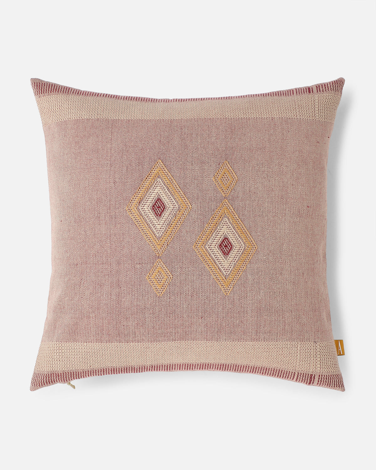 Spain Bhujodi Extra Weft Cotton Cushion Cover