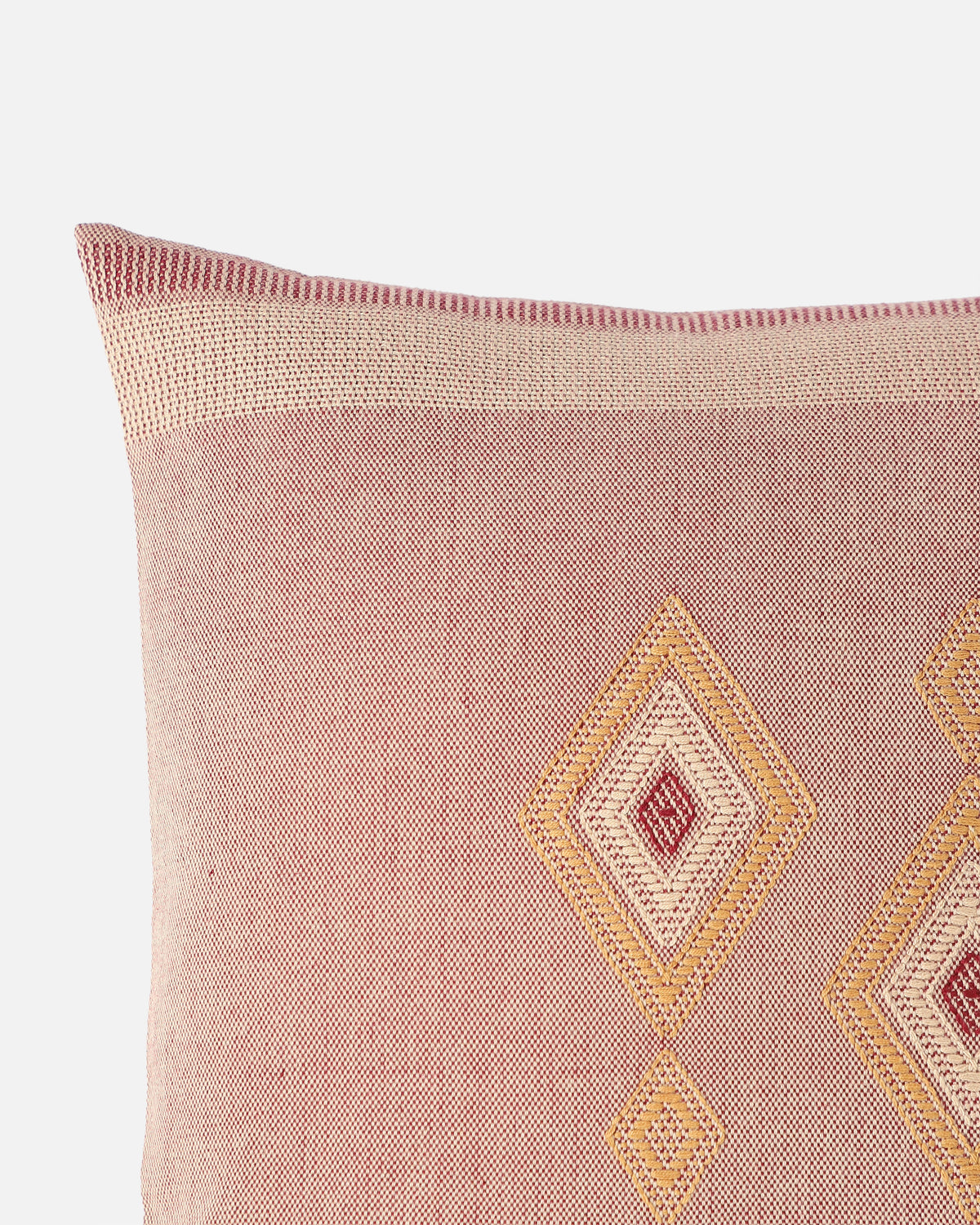 Spain Bhujodi Extra Weft Cotton Cushion Cover