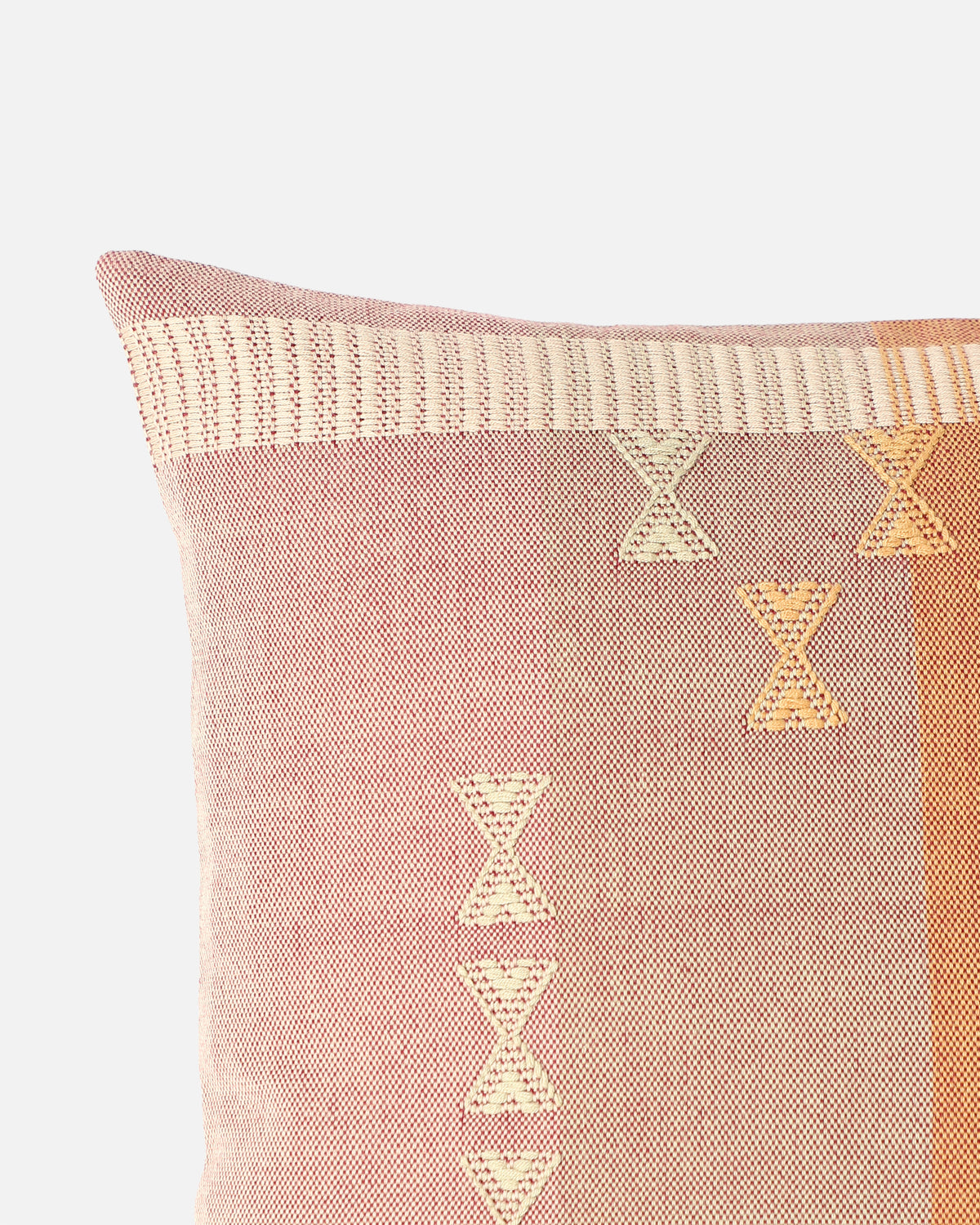 Sannay Bhujodi Extra Weft Cotton Cushion Cover