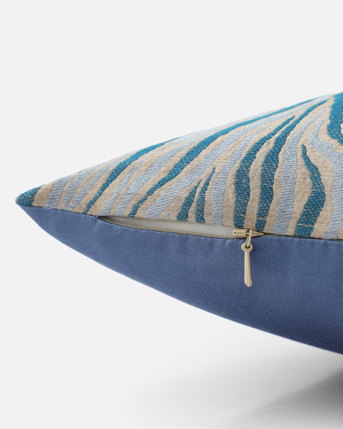 Flots Banarasi Fekwa Silk Cushion Cover