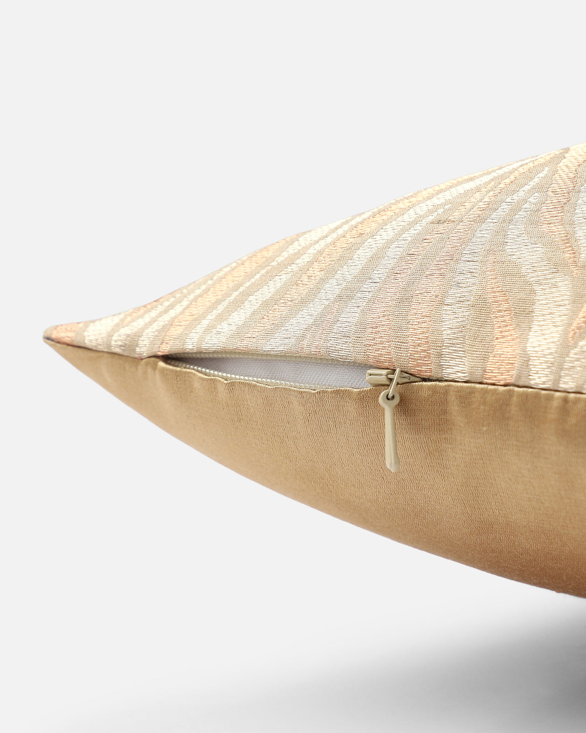 Flots Banarasi Fekwa Silk Cushion Cover