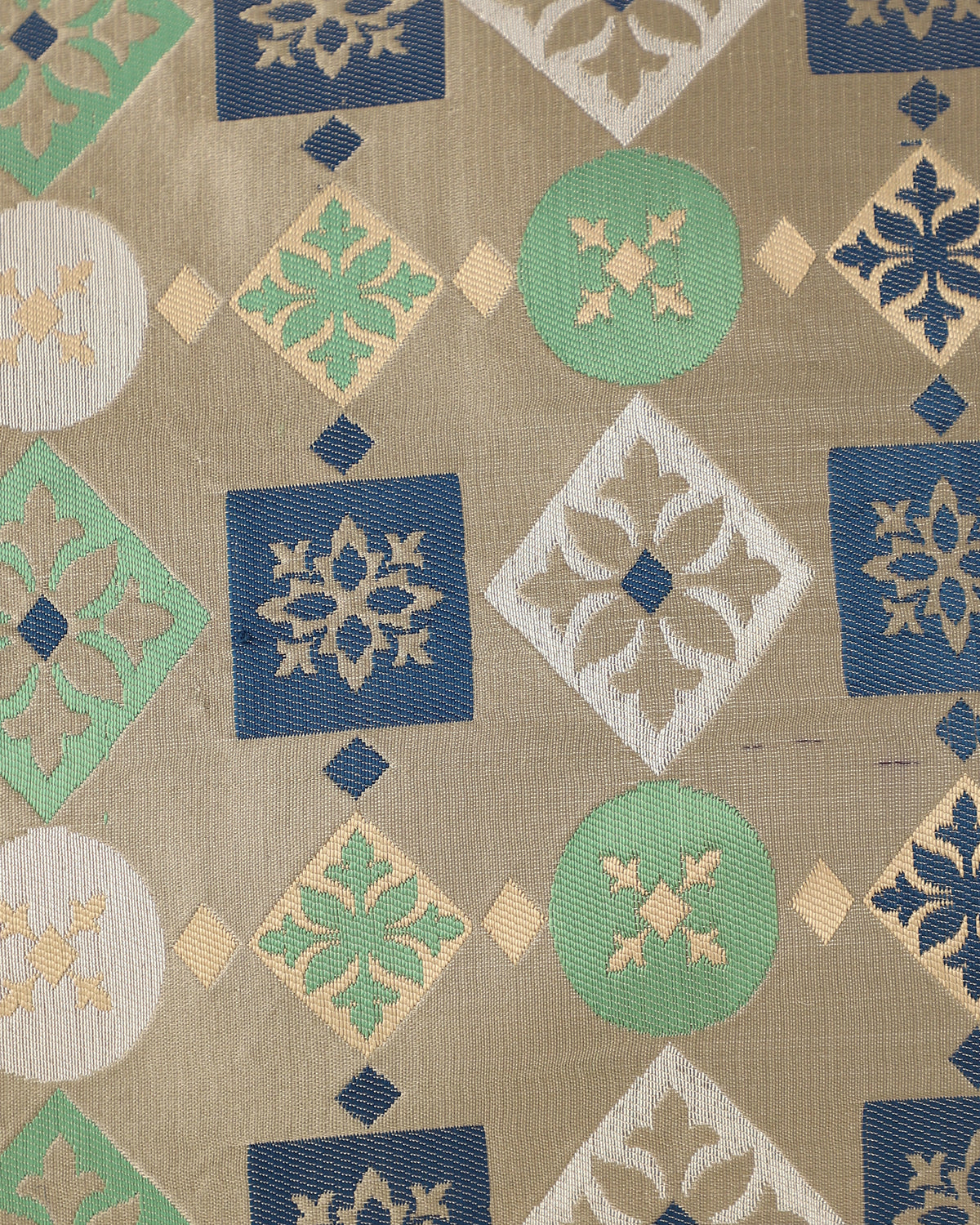 Ethaan Banarasi Satin Brocade Silk Viscose Cushion Cover