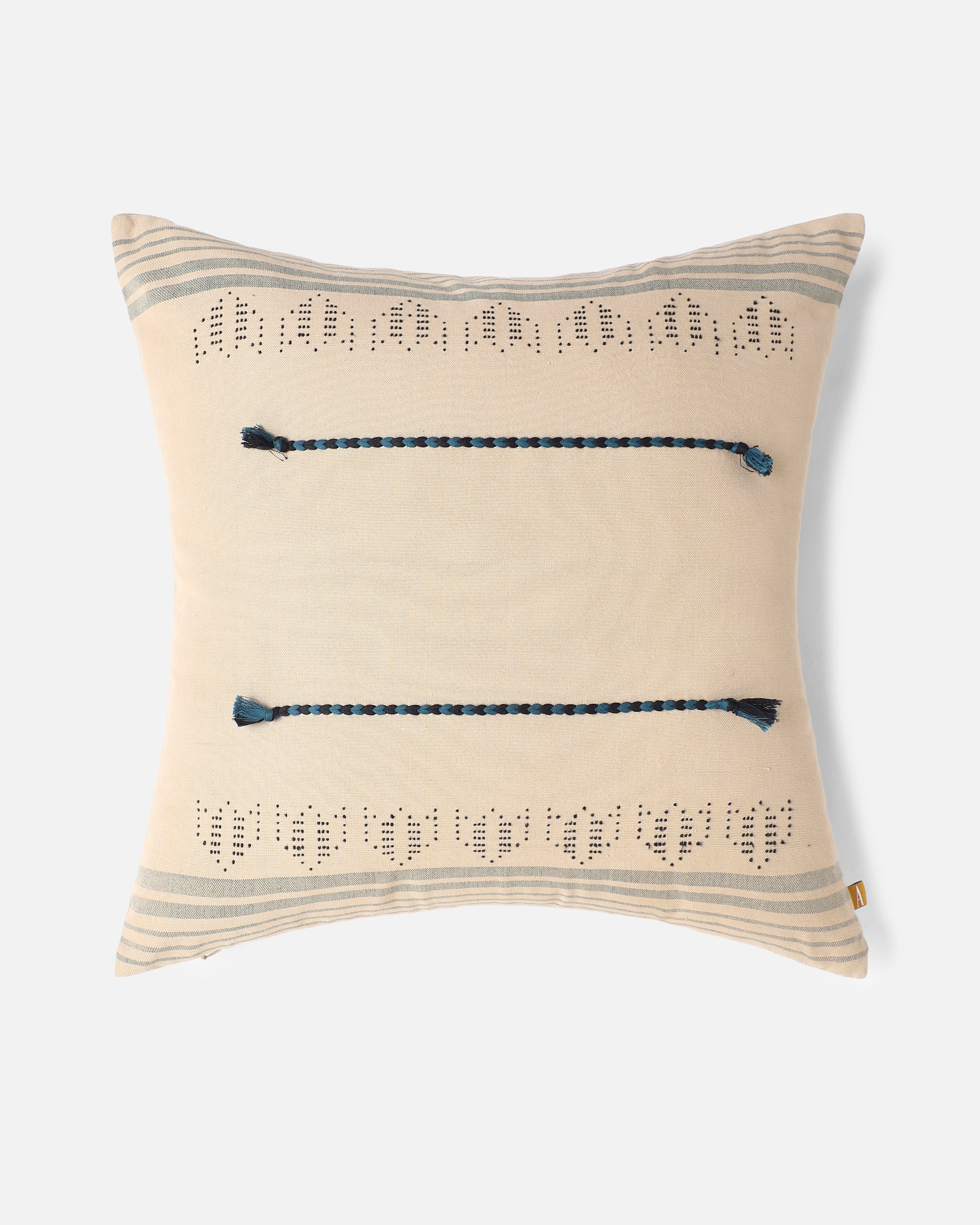 Taniya Bhujodi Tangalia Cotton Cushion Cover