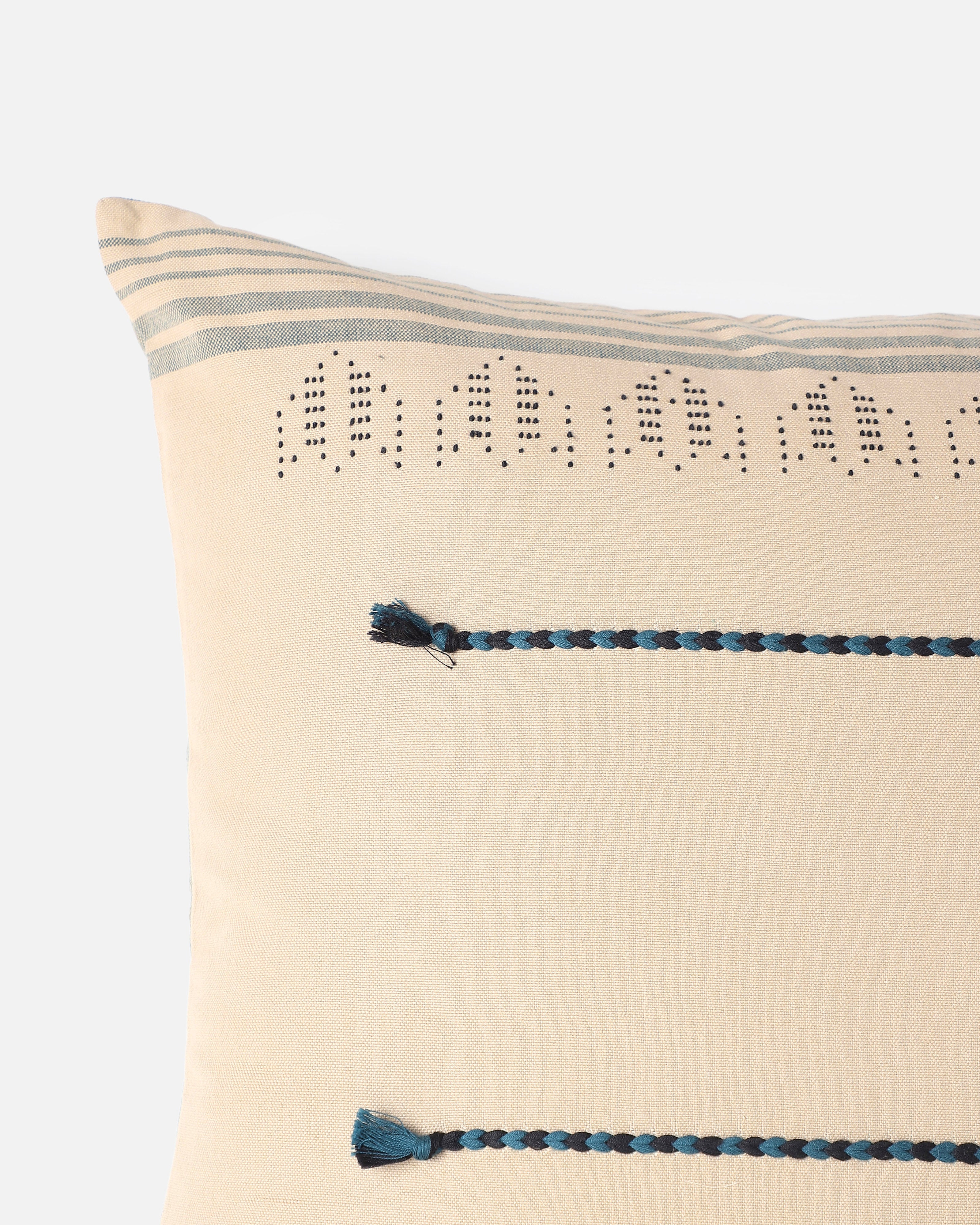 Taniya Bhujodi Tangalia Cotton Cushion Cover