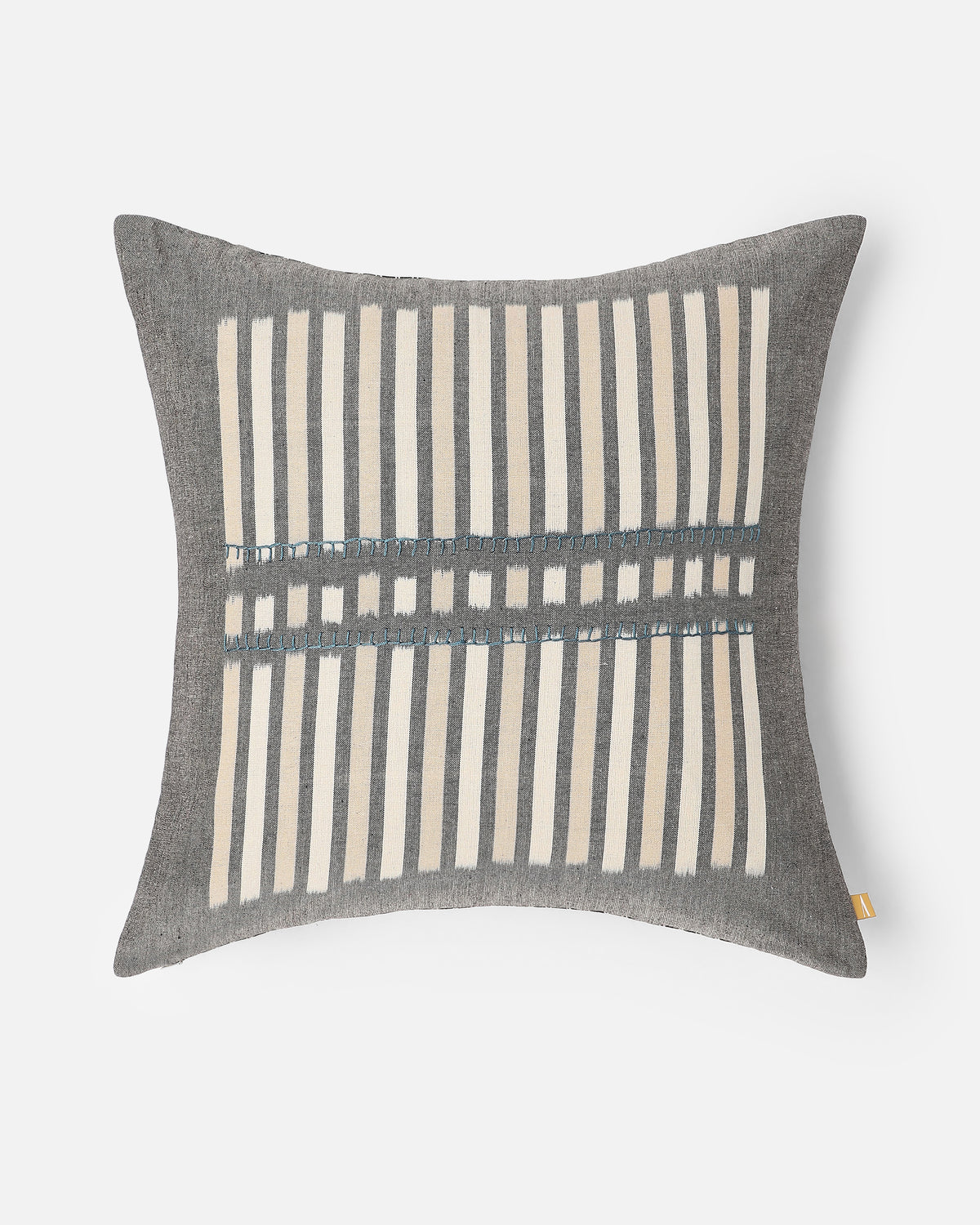 Veedhi Pochampally Warp Ikat Cotton Cushion Cover
