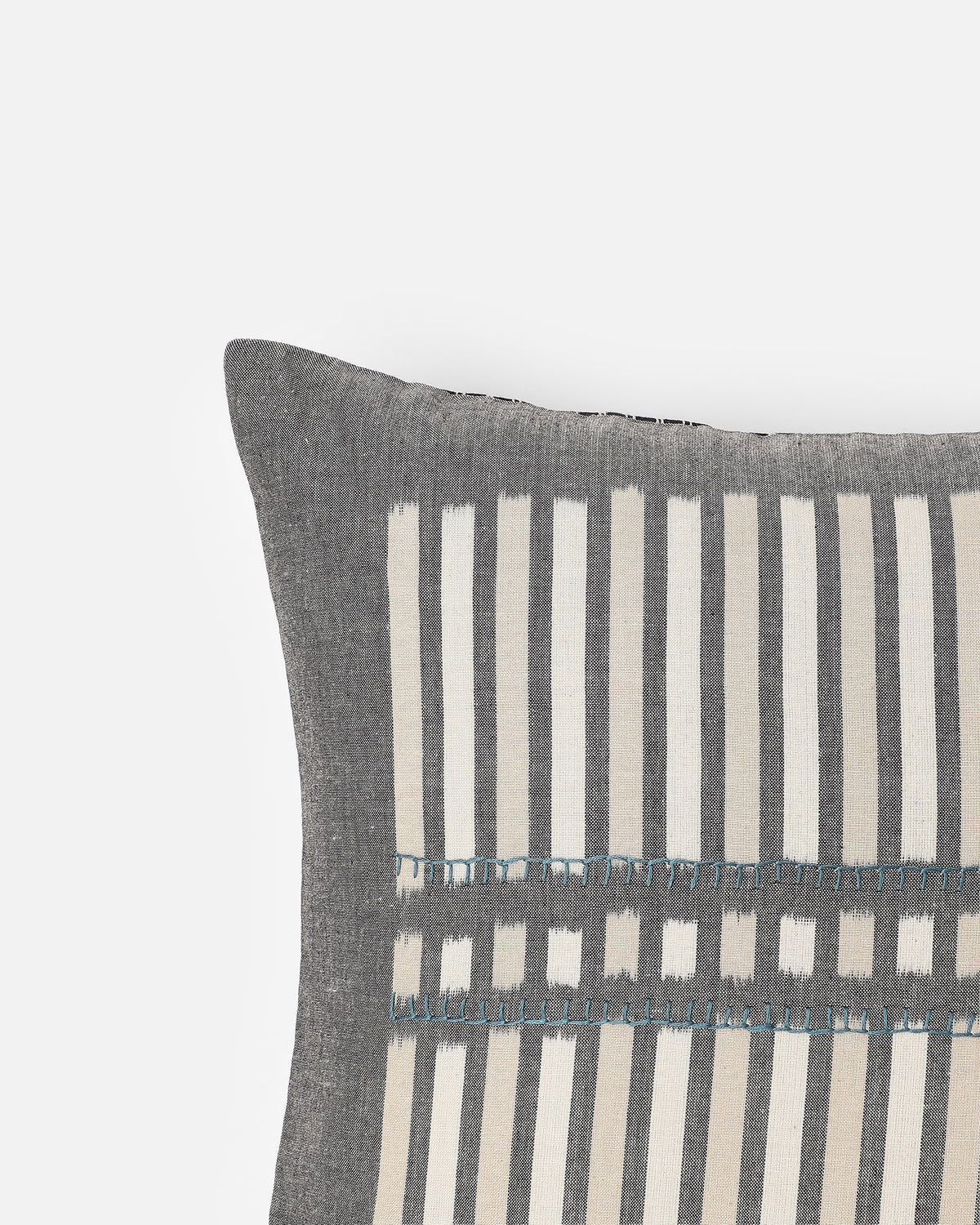Veedhi Pochampally Warp Ikat Cotton Cushion Cover