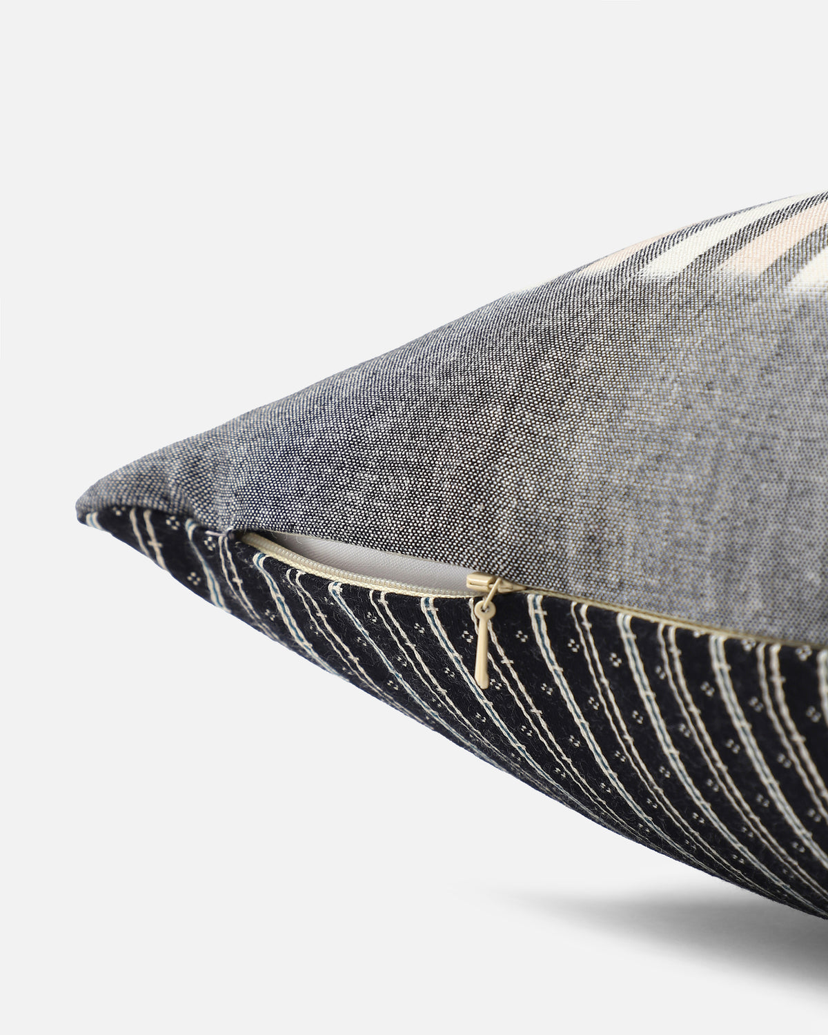 Veedhi Pochampally Warp Ikat Cotton Cushion Cover