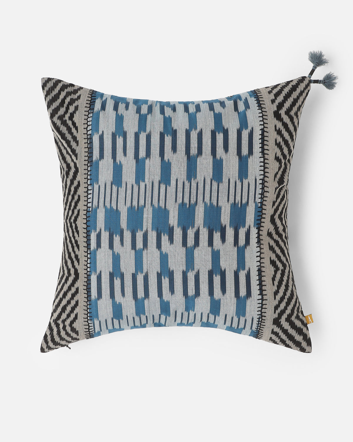 Maaru Pochampally Warp Ikat Cotton Cushion Cover