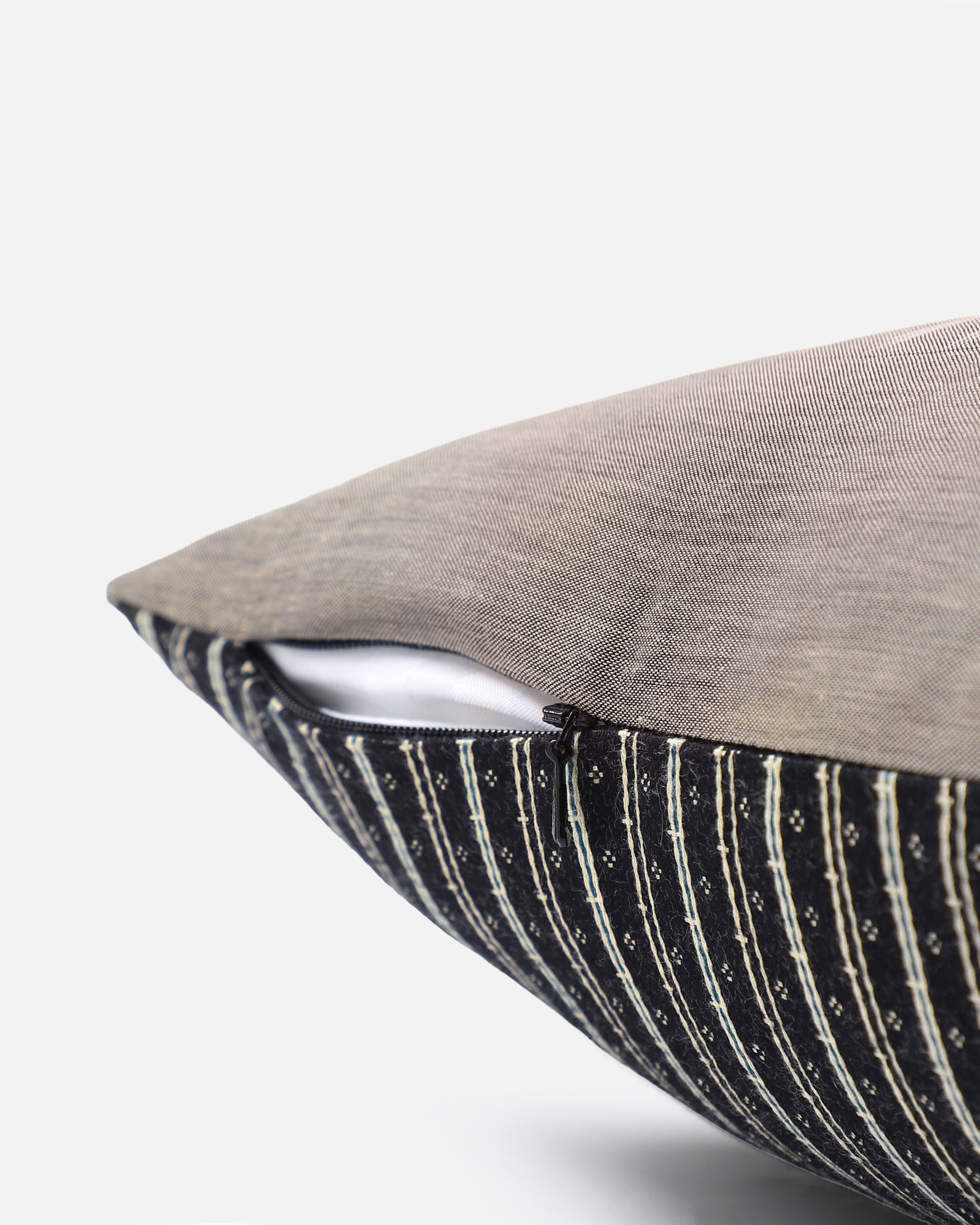 Garesh Pochampally Weft Ikat Cotton Silk Cushion Cover