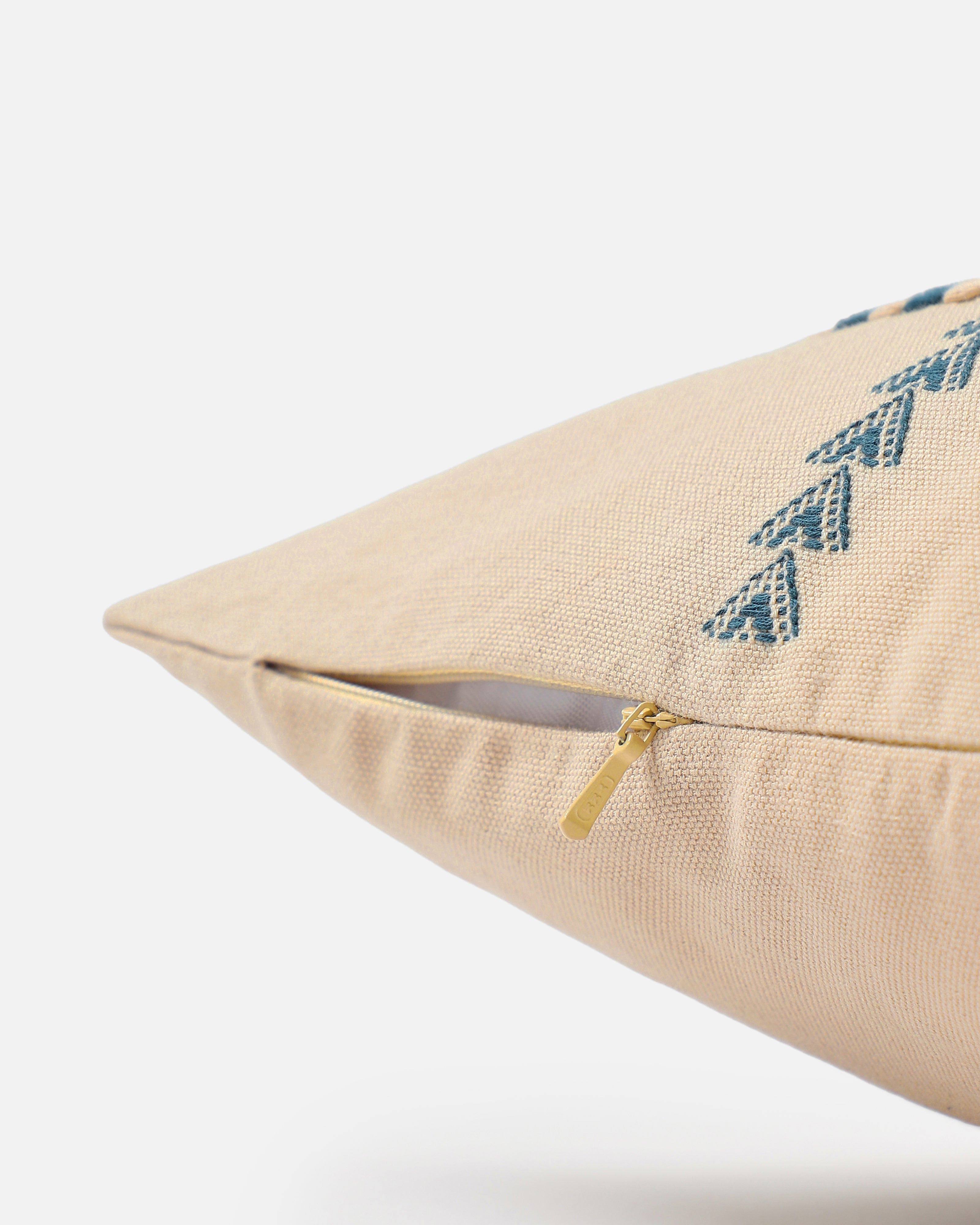 Mehul Bhujodi Extra Weft Cotton Cushion Cover