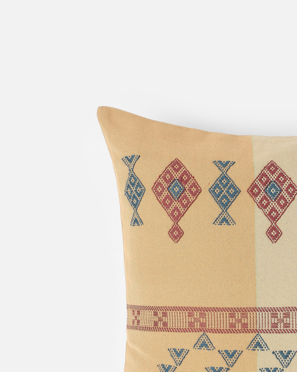 Sandalia Bhujodi Extra Weft Cotton Cushion Cover