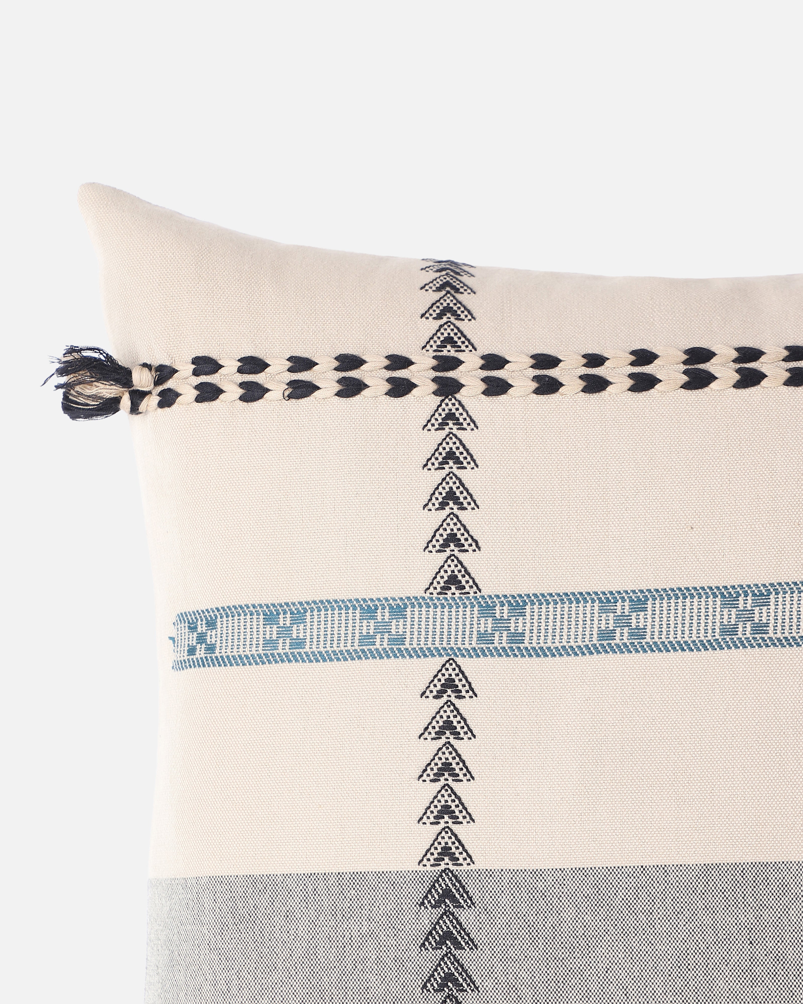 Mehul Bhujodi Extra Weft Cotton Cushion Cover