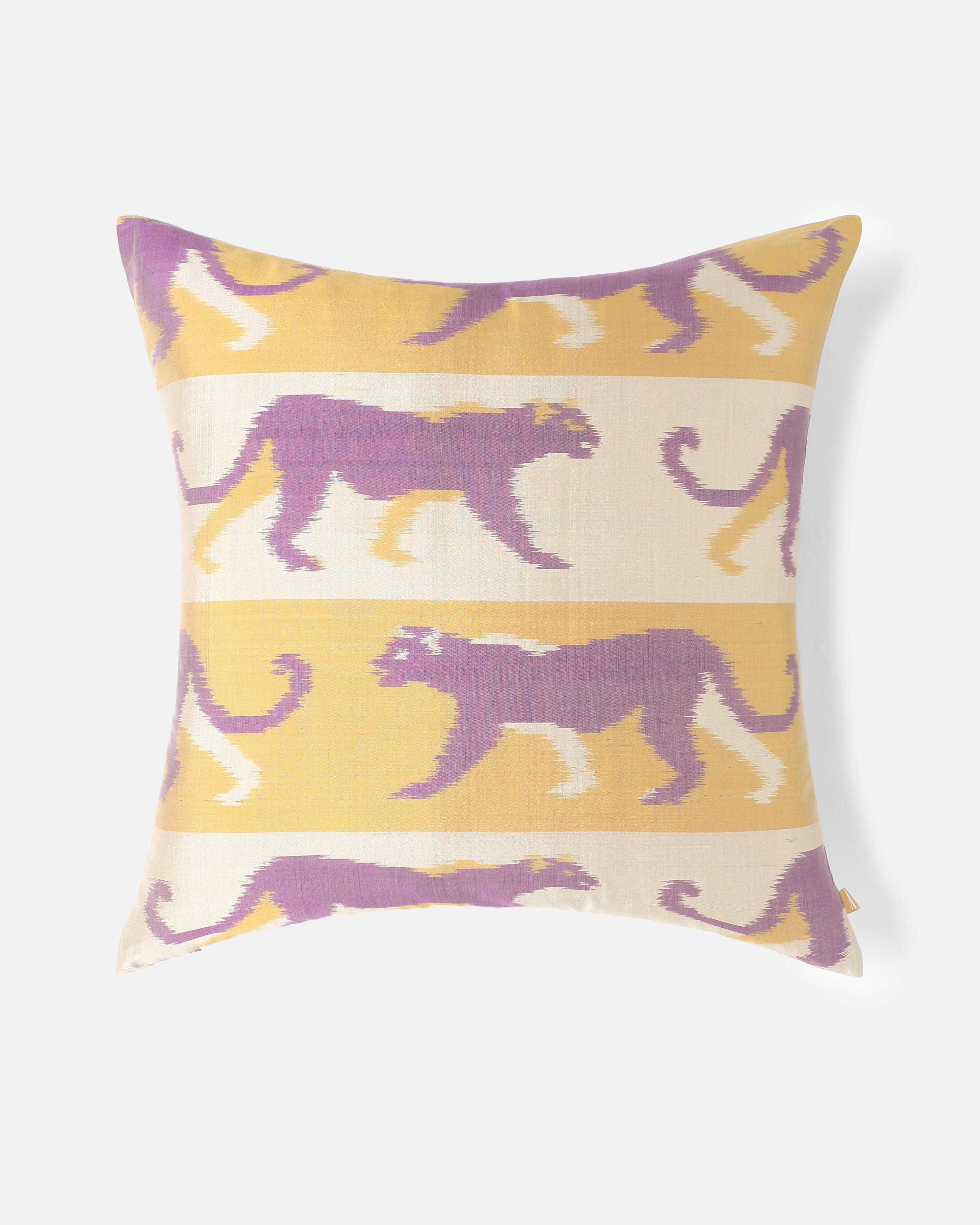 Varuni Pochampally Weft Ikat Cotton Silk Cushion Cover