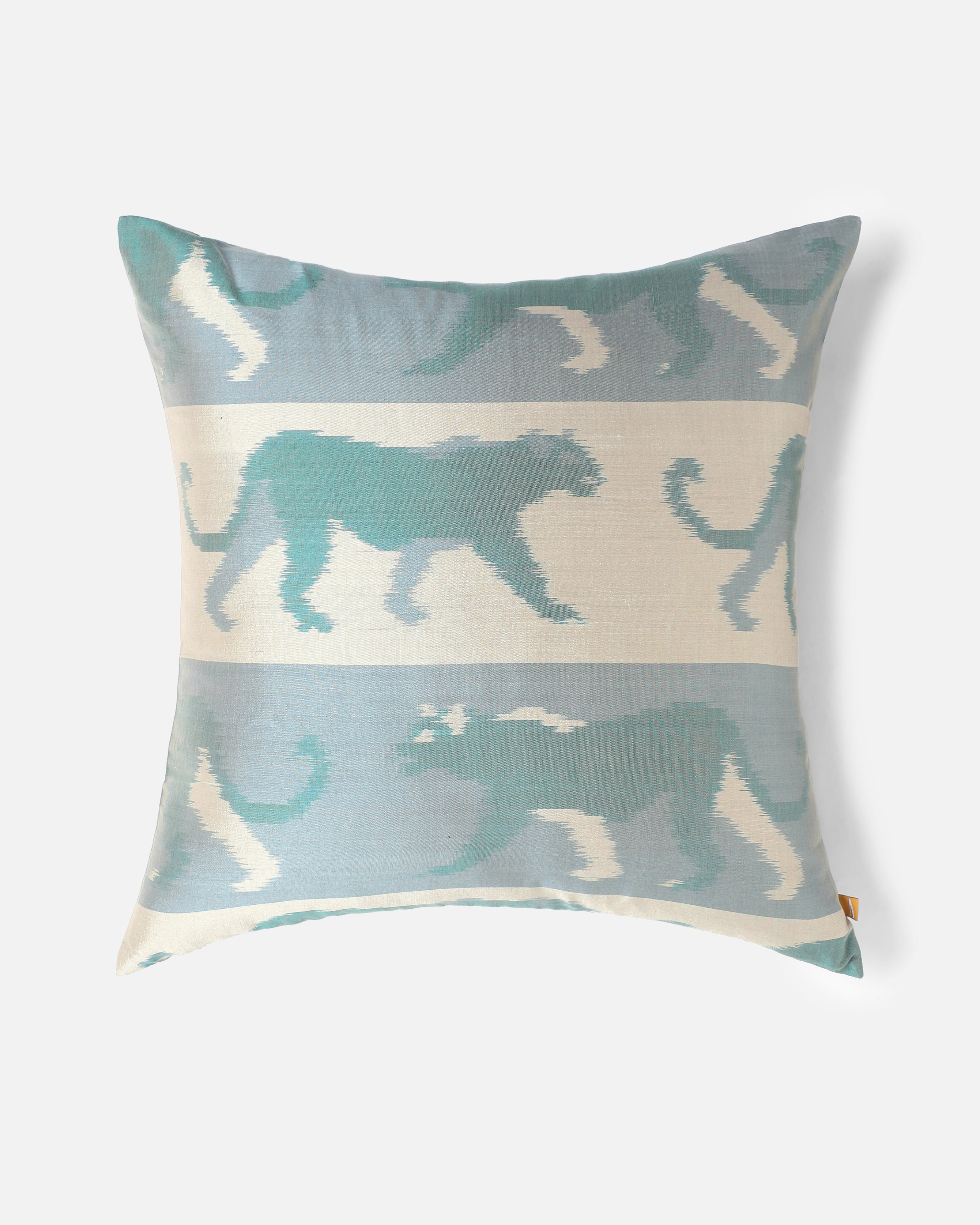 Varuni Pochampally Weft Ikat Cotton Silk Cushion Cover