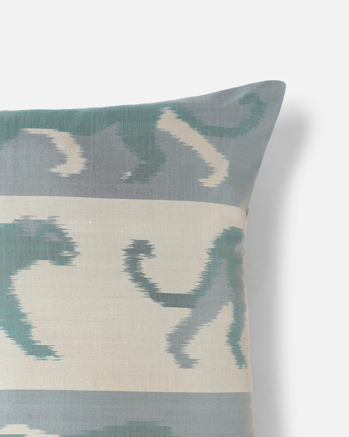 Varuni Pochampally Weft Ikat Cotton Silk Cushion Cover