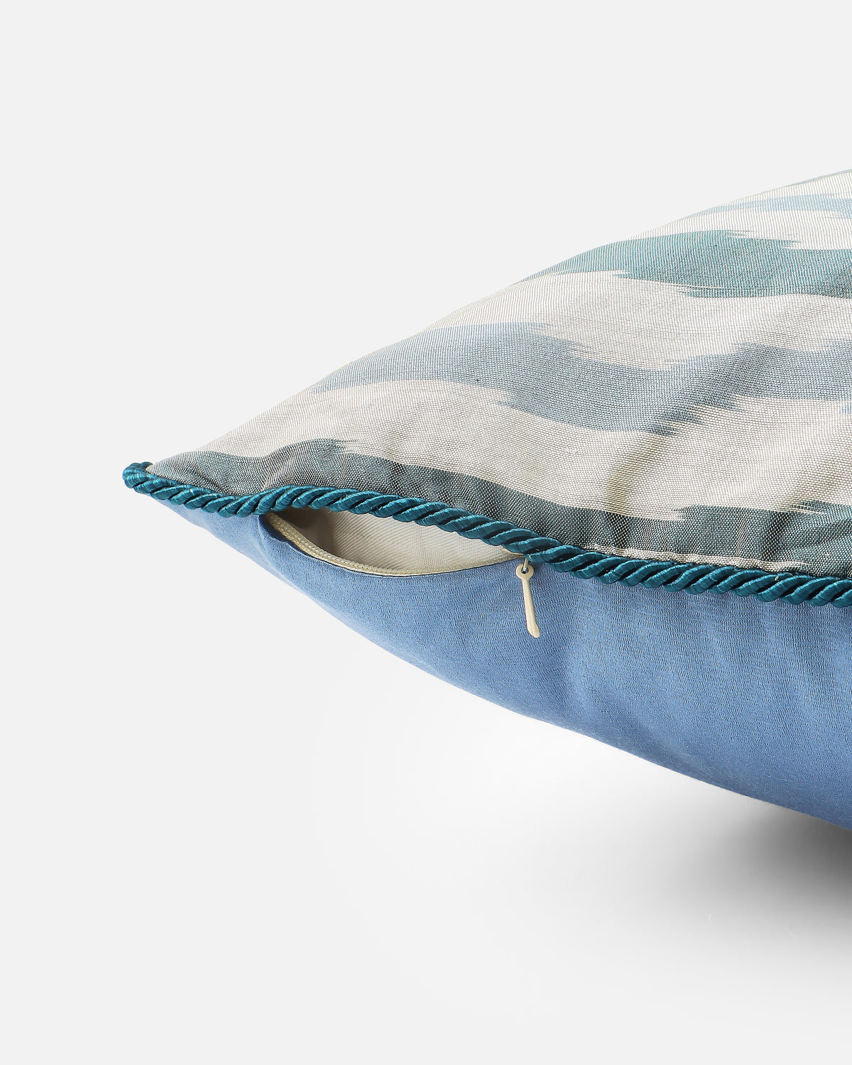 Bosque Pochampally Weft Ikat Cotton Silk Cushion Cover