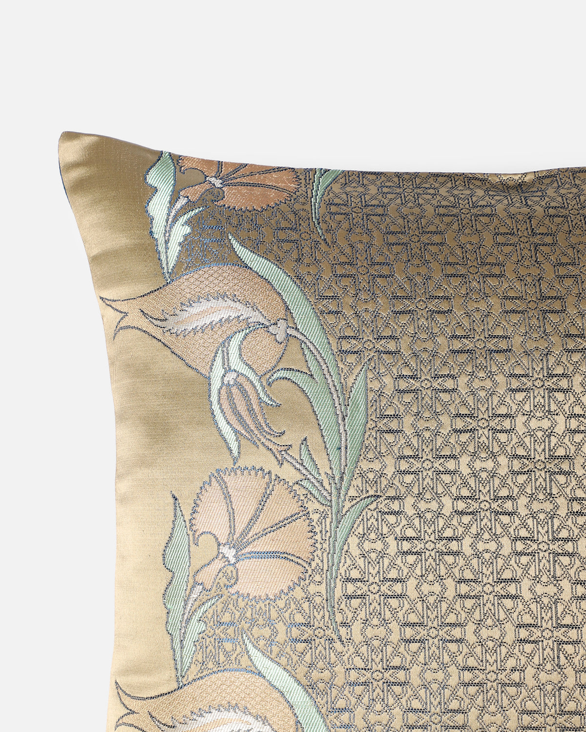Laleh Banarasi Gyasar Silk Viscose Cushion Cover