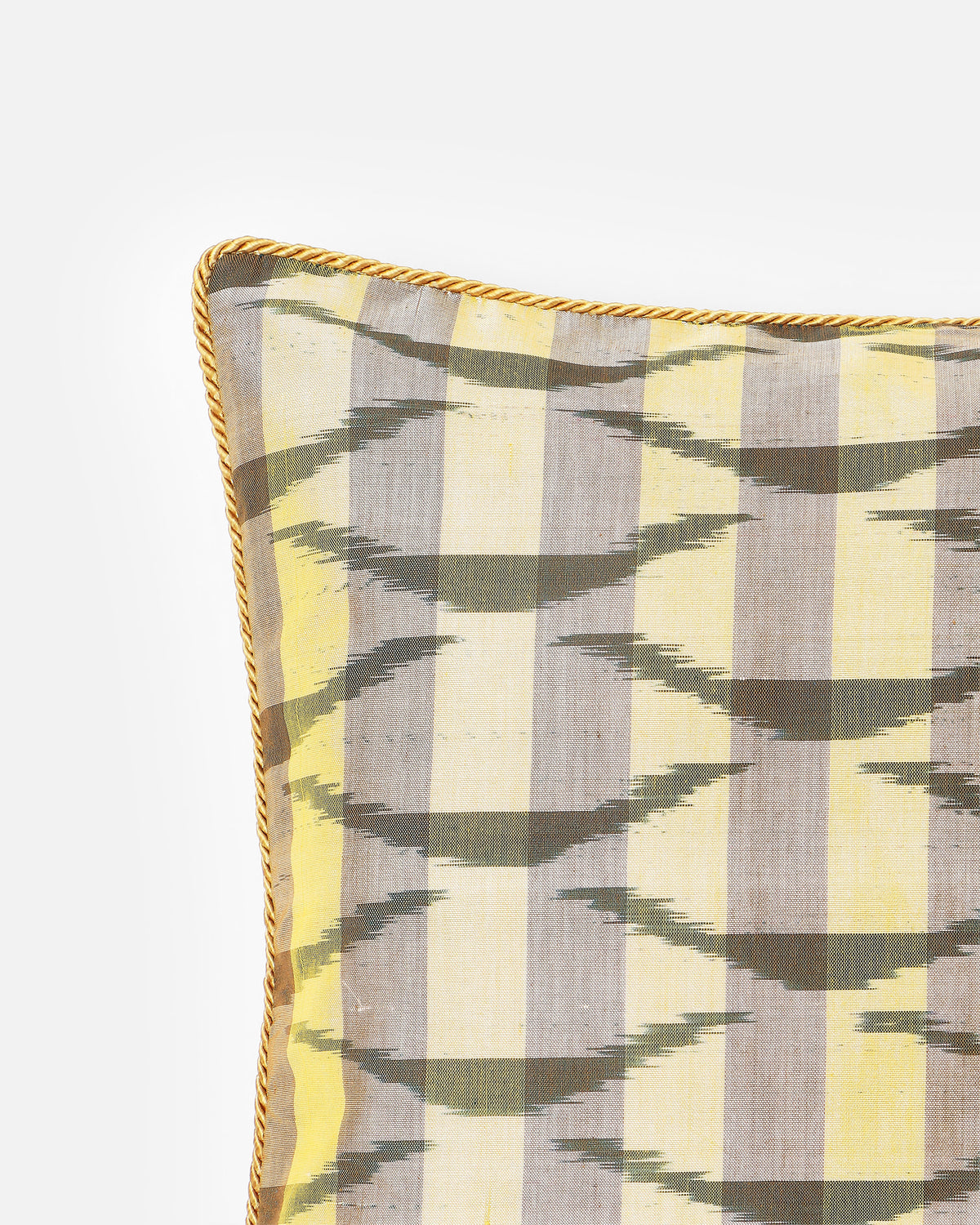 Escala Pochampally Weft Ikat Cotton Silk Cushion Cover