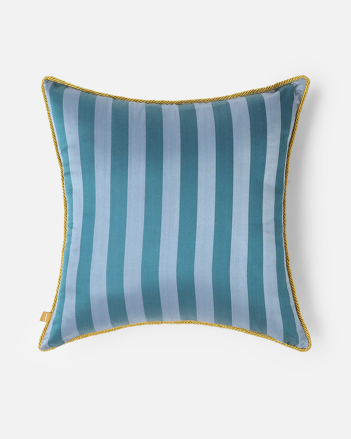 Leafy Banarasi Tanchoi Silk Cotton Cushion Cover