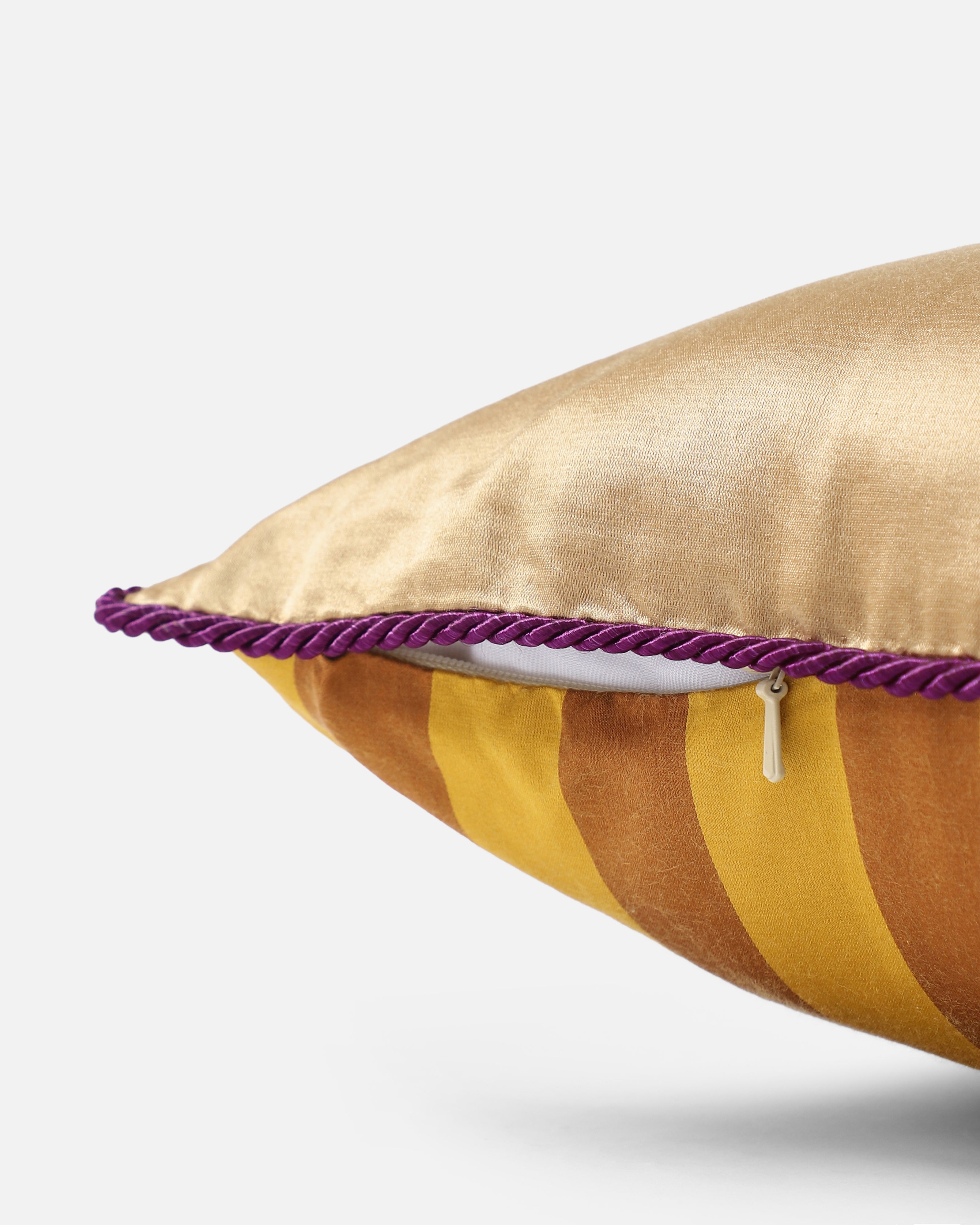 Bale Banarasi Satin Silk Cotton Cushion Cover