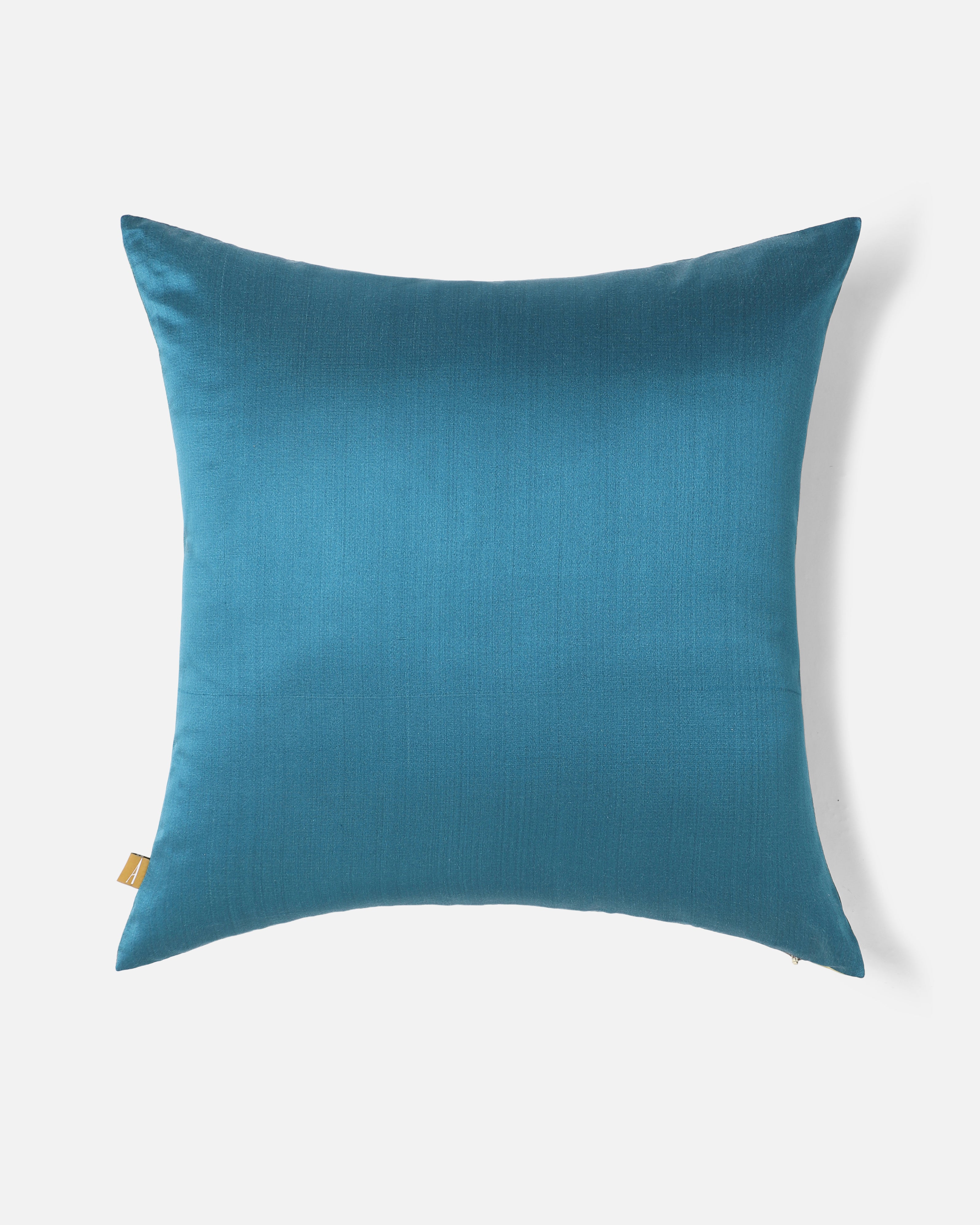 Pallava Pochampally Weft Ikat Cotton Silk Cushion Cover