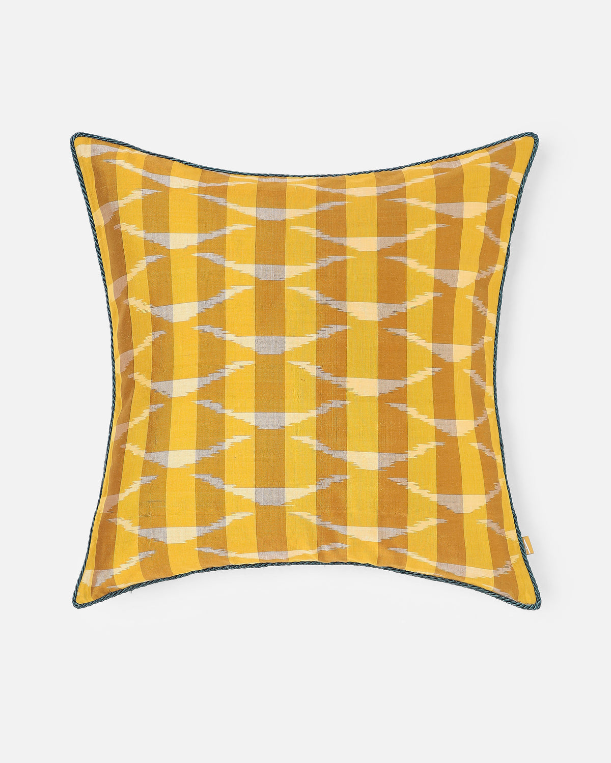 Escala Pochampally Weft Ikat Cotton Silk Cushion Cover