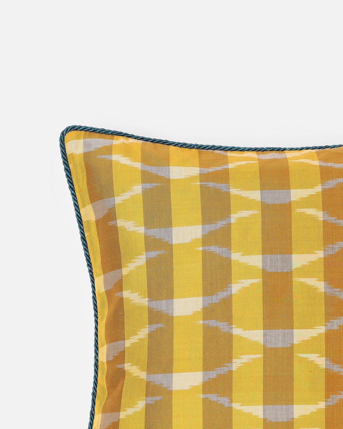 Escala Pochampally Weft Ikat Cotton Silk Cushion Cover