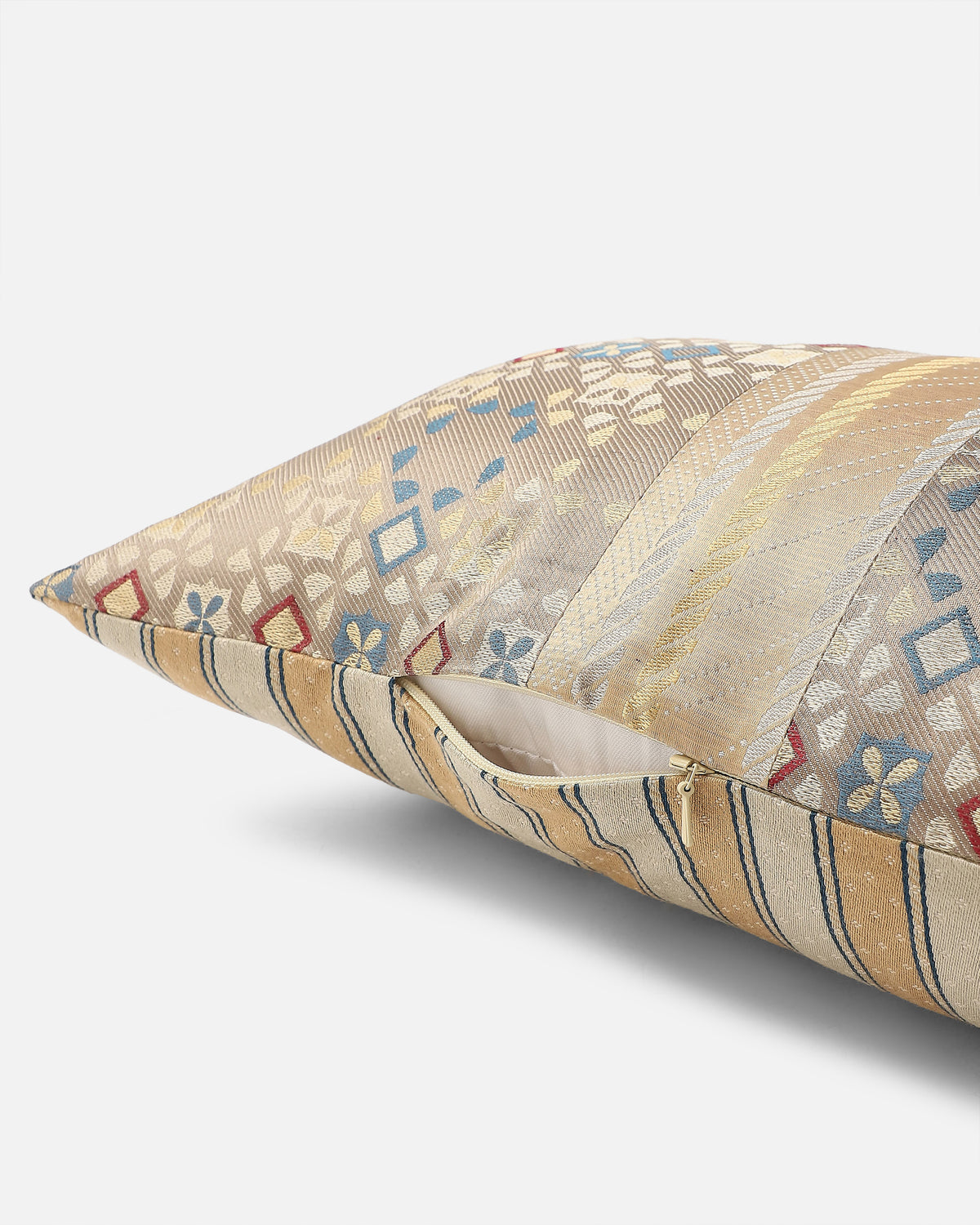 Pedro Banarasi Tanchoi Silk Cotton Cushion Cover