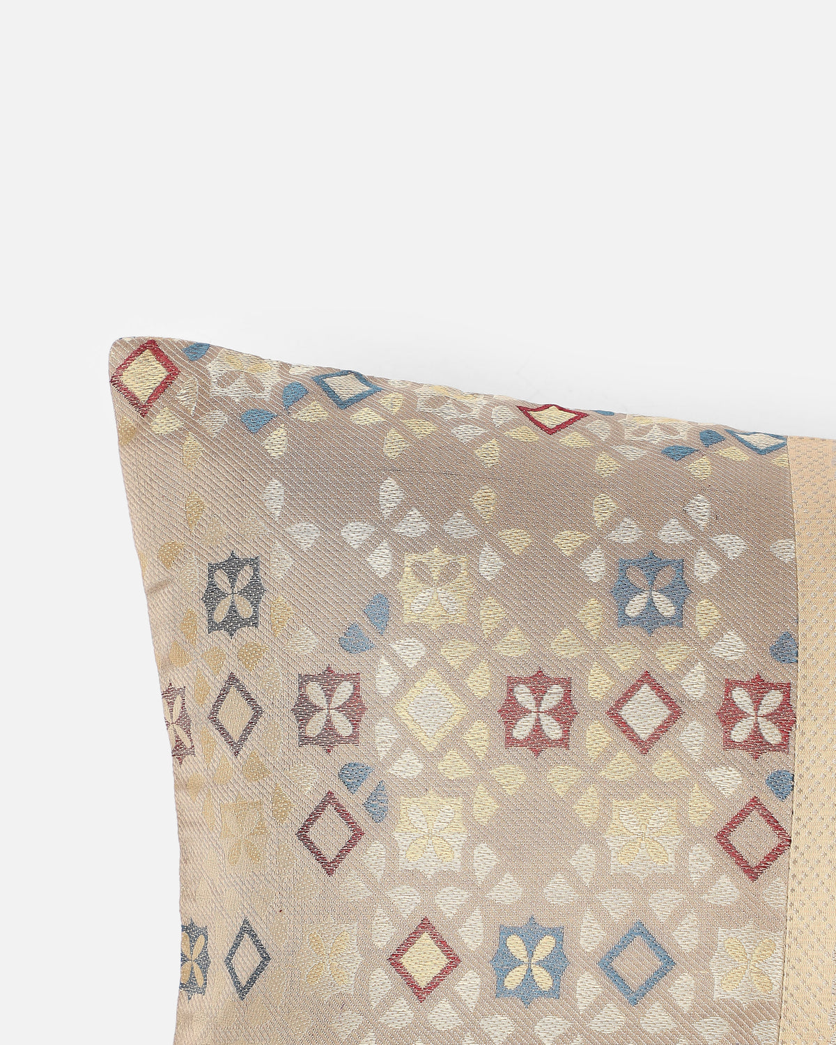 Pedro Banarasi Tanchoi Silk Cotton Cushion Cover