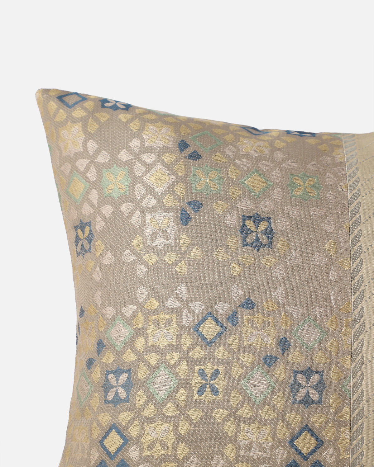 Pedro Banarasi Tanchoi Silk Cushion Cover