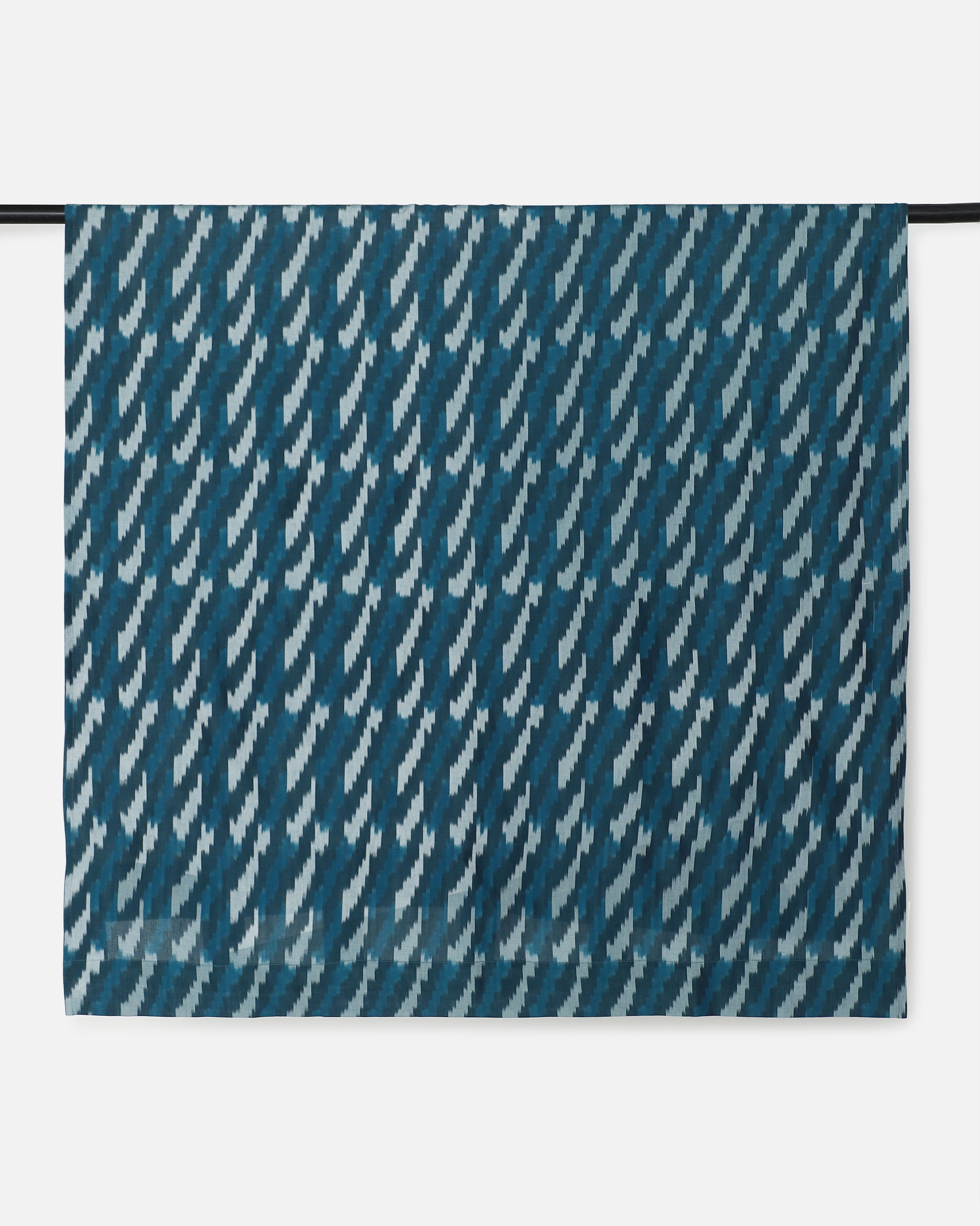 Amro Pochampally Warp Ikat Cotton Curtain