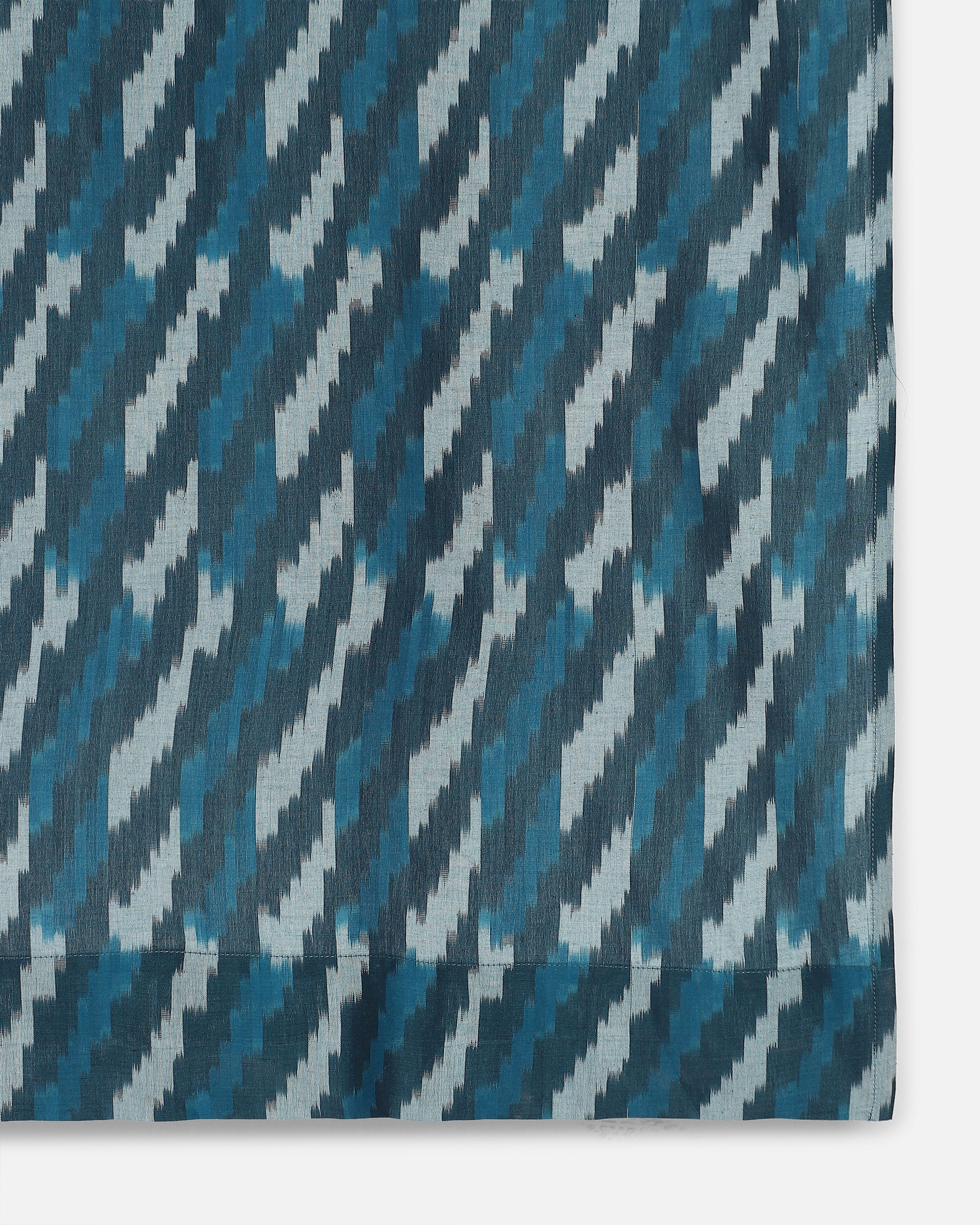 Amro Pochampally Warp Ikat Cotton Curtain
