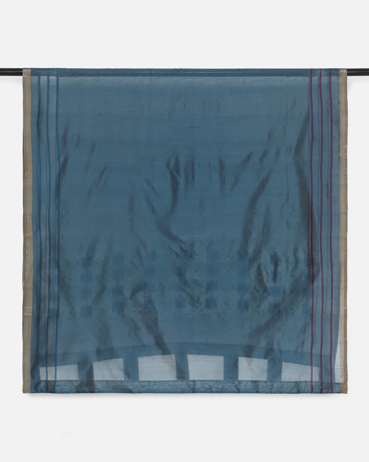Ines Banarasi Cutwork Silk Cotton Curtain