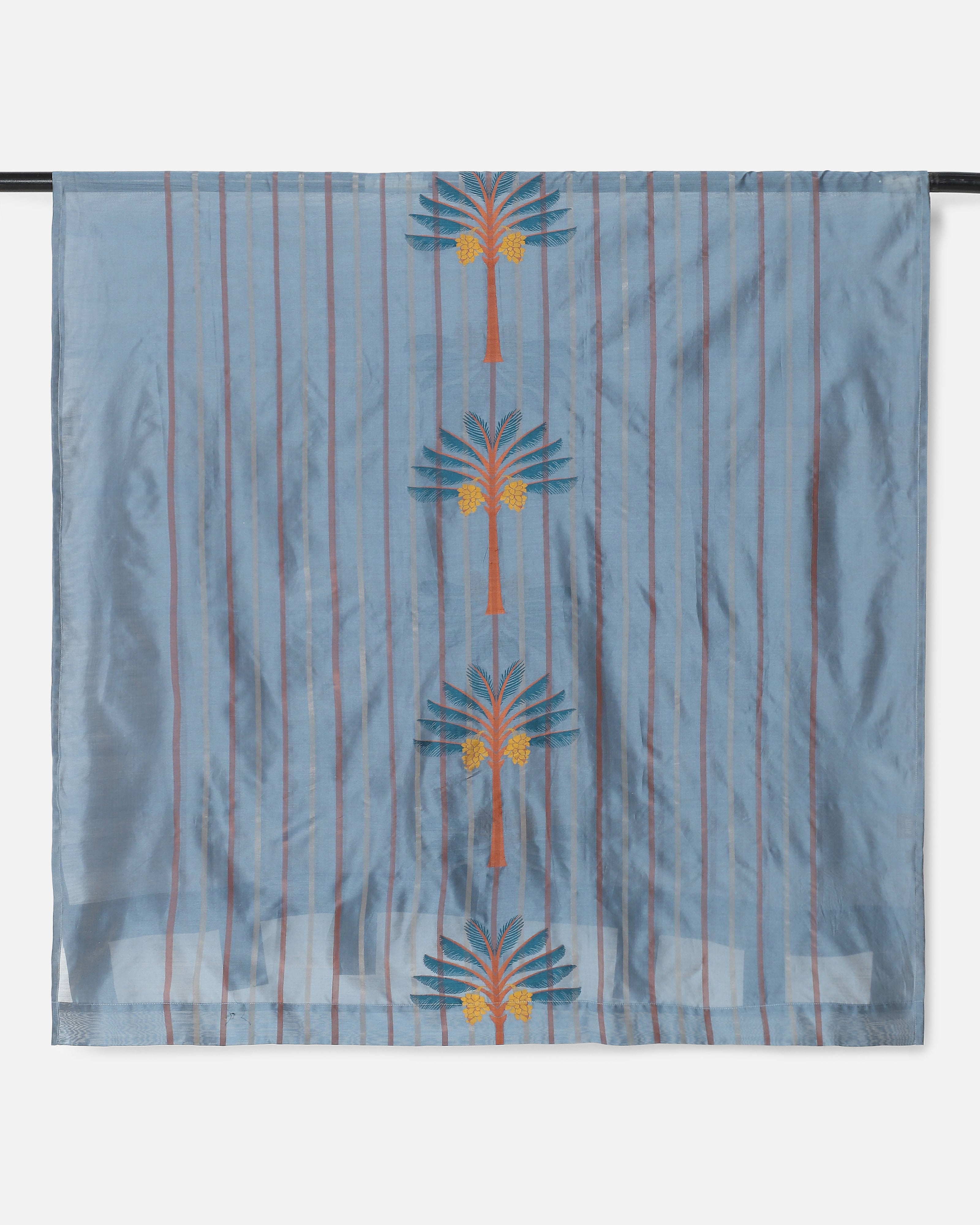 Palm Banarasi Powdi Silk Cotton Curtain