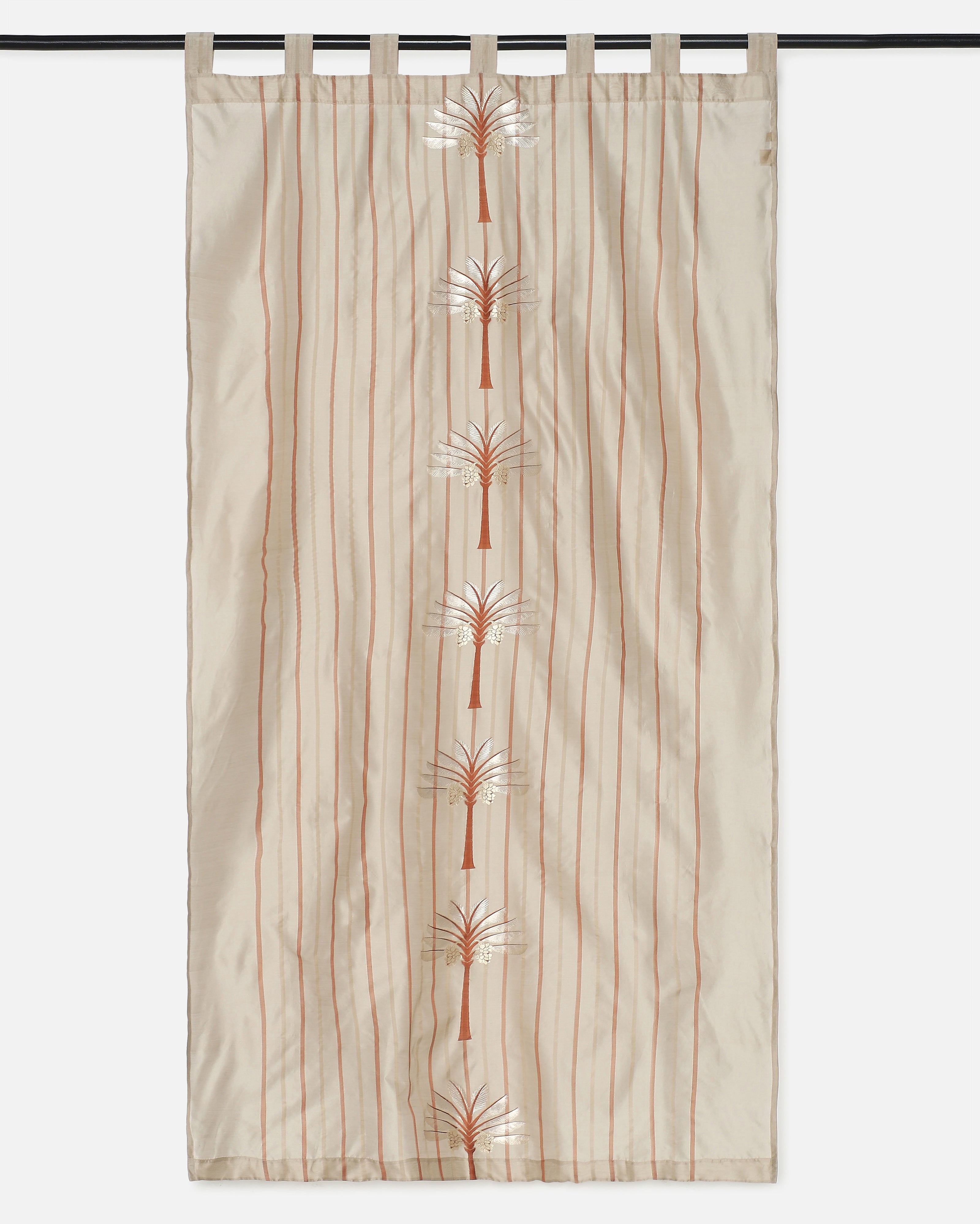 Palm Banarasi Powdi Silk Cotton Curtain