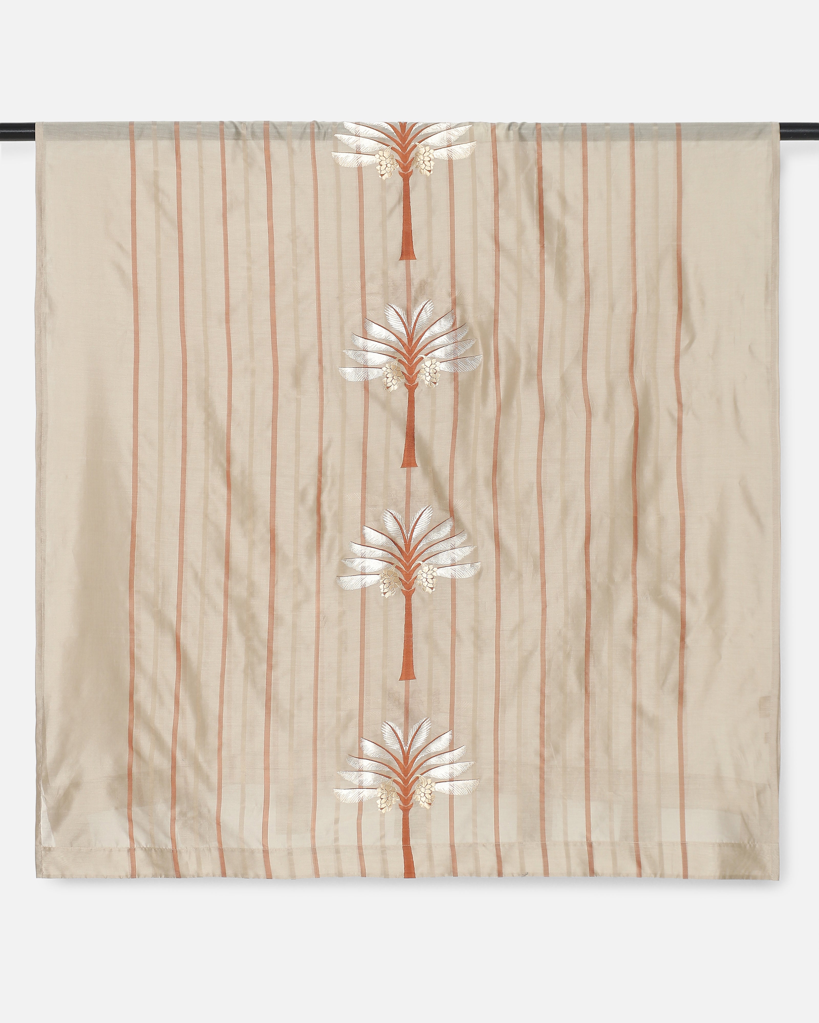 Palm Banarasi Powdi Silk Cotton Curtain