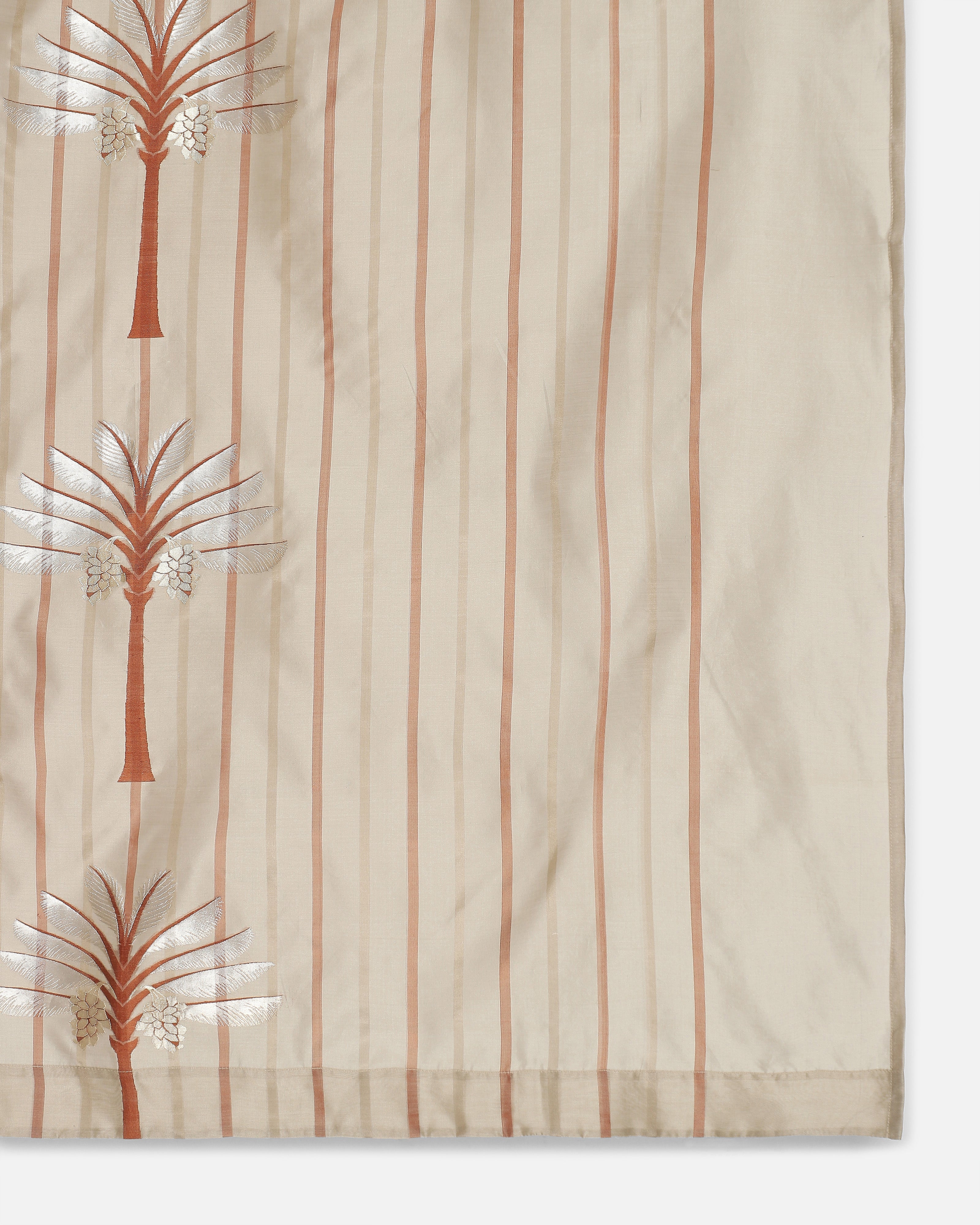 Palm Banarasi Powdi Silk Cotton Curtain