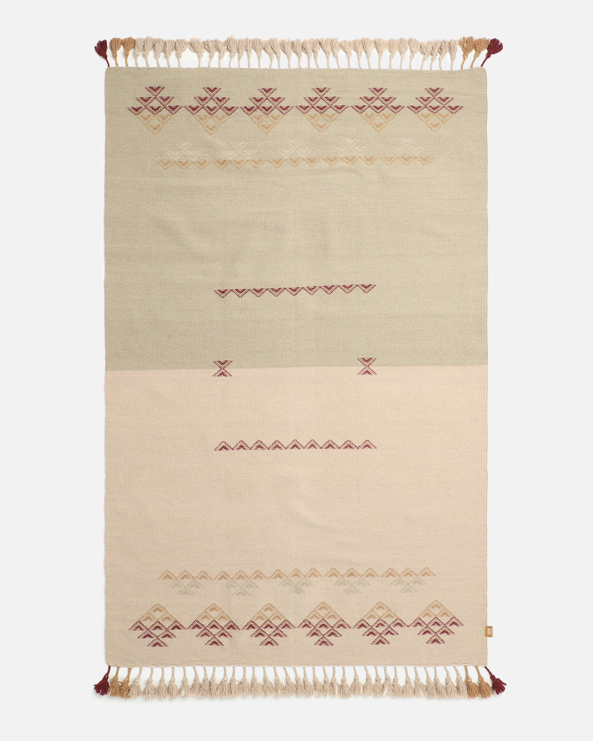 Paulo Bhujodi Extra Weft Cotton Wool Rug