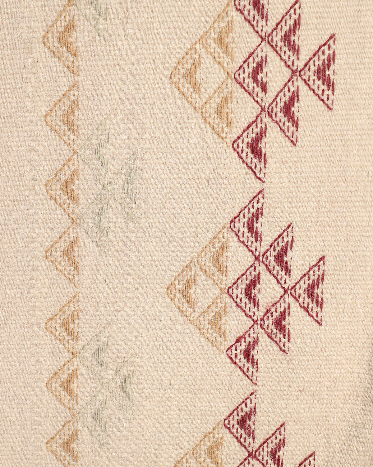 Paulo Bhujodi Extra Weft Cotton Wool Rug
