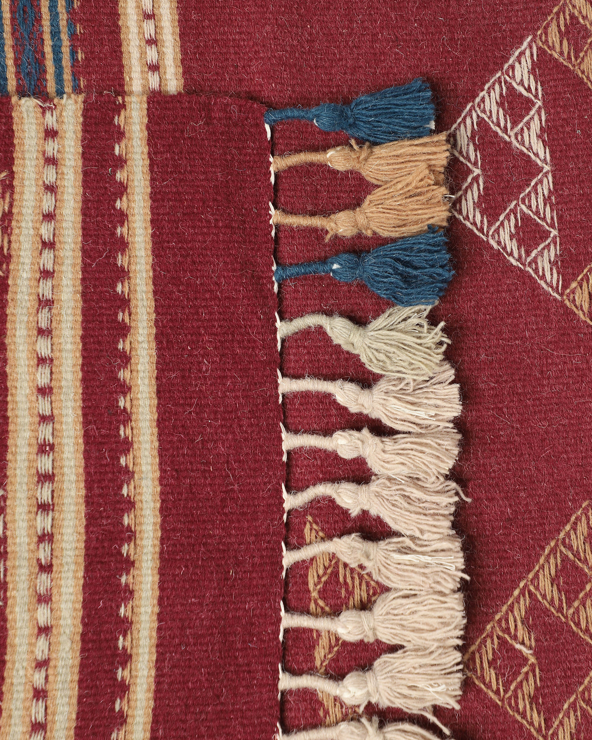 Paulaa Bhujodi Extra Weft Cotton Wool Rug