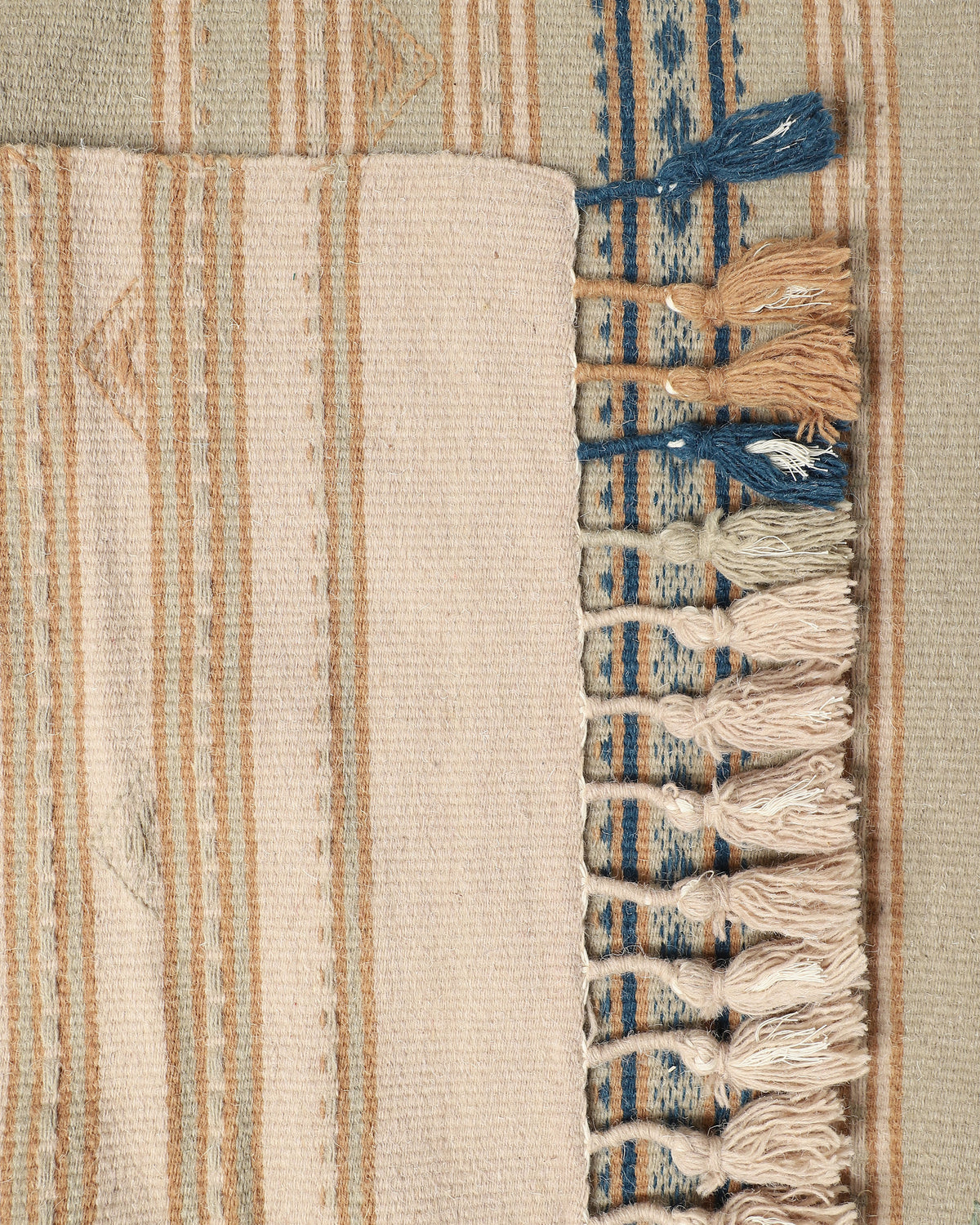 Paulaa Bhujodi Extra Weft Cotton Wool Rug