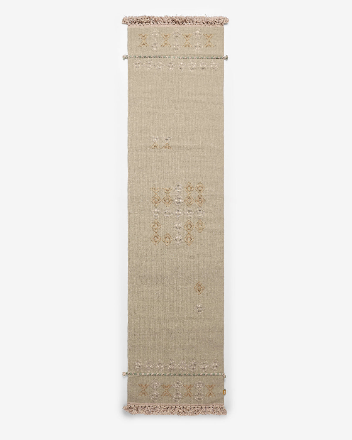 Madrid Bhujodi Extra Weft Cotton Wool Rug