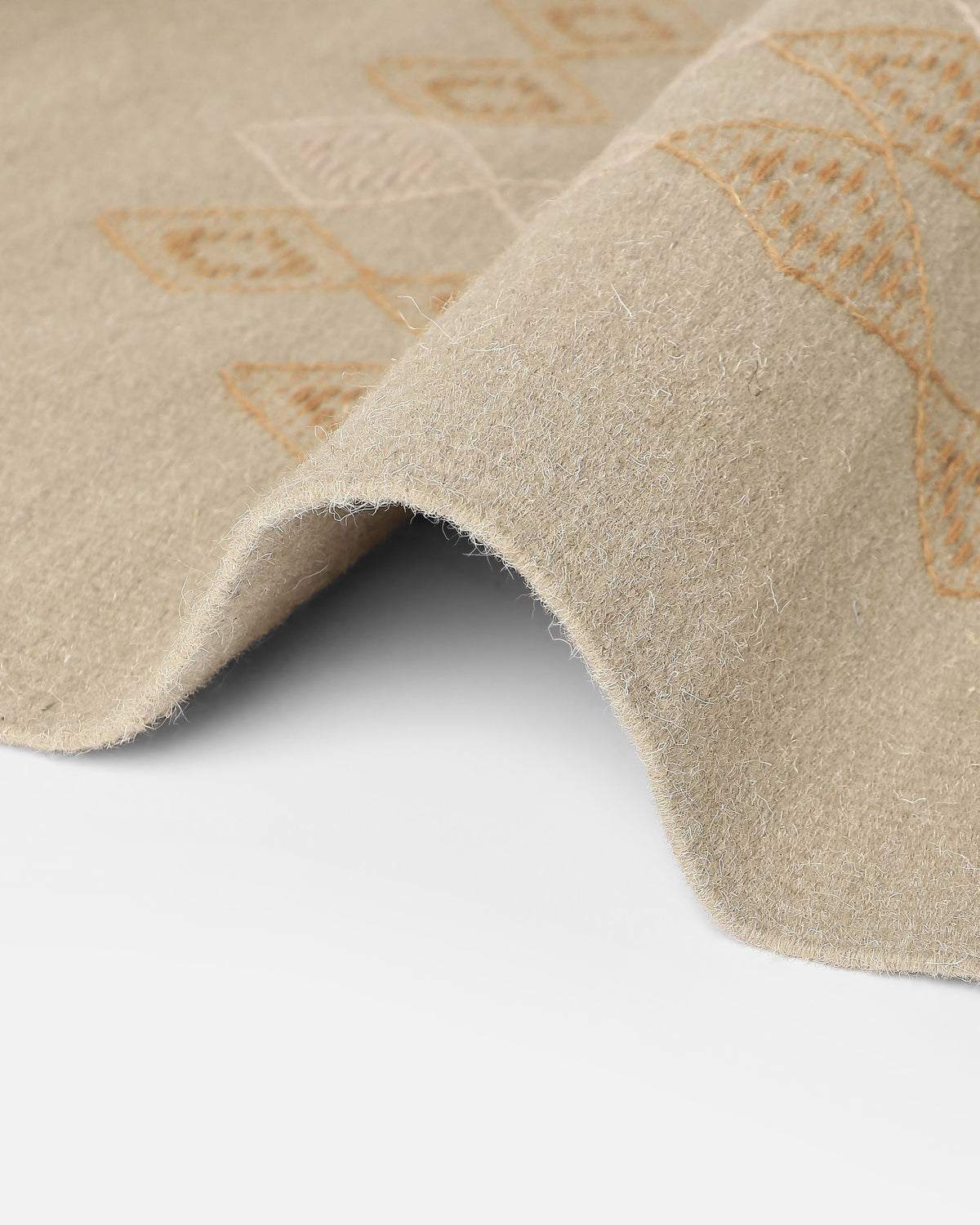 Madrid Bhujodi Extra Weft Cotton Wool Rug