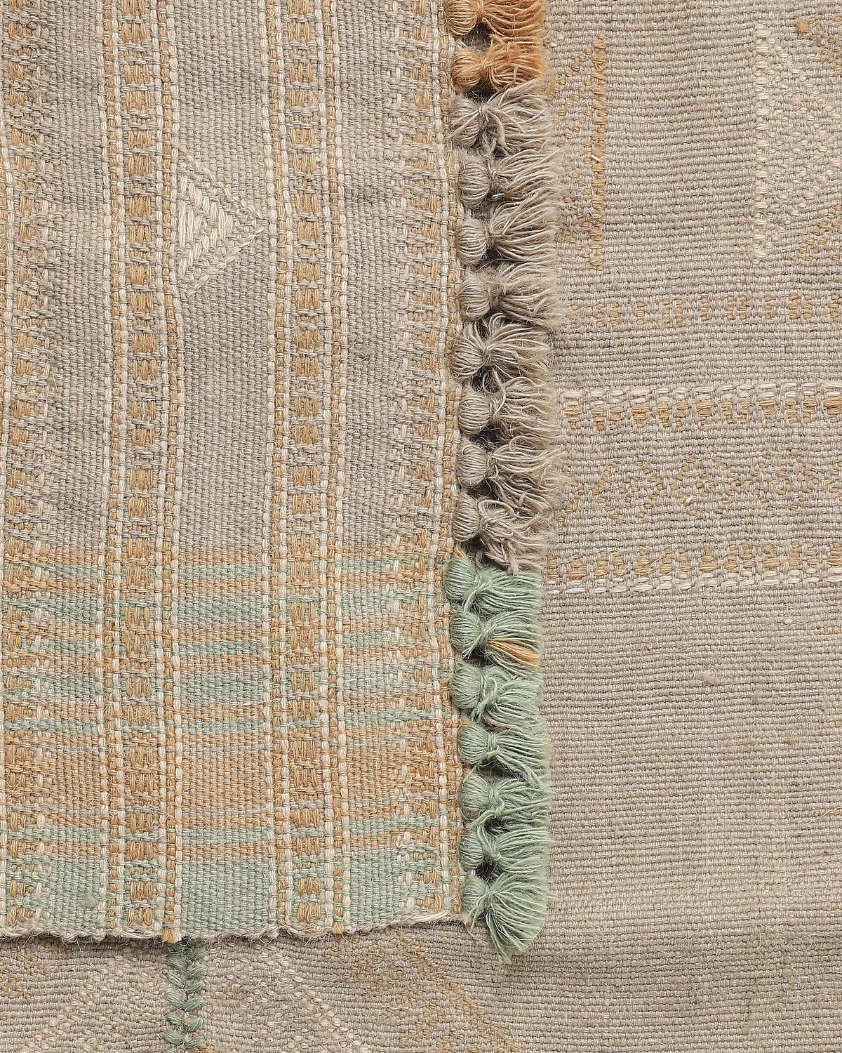 Leeward Bhujodi Extra Weft Woolen Rug