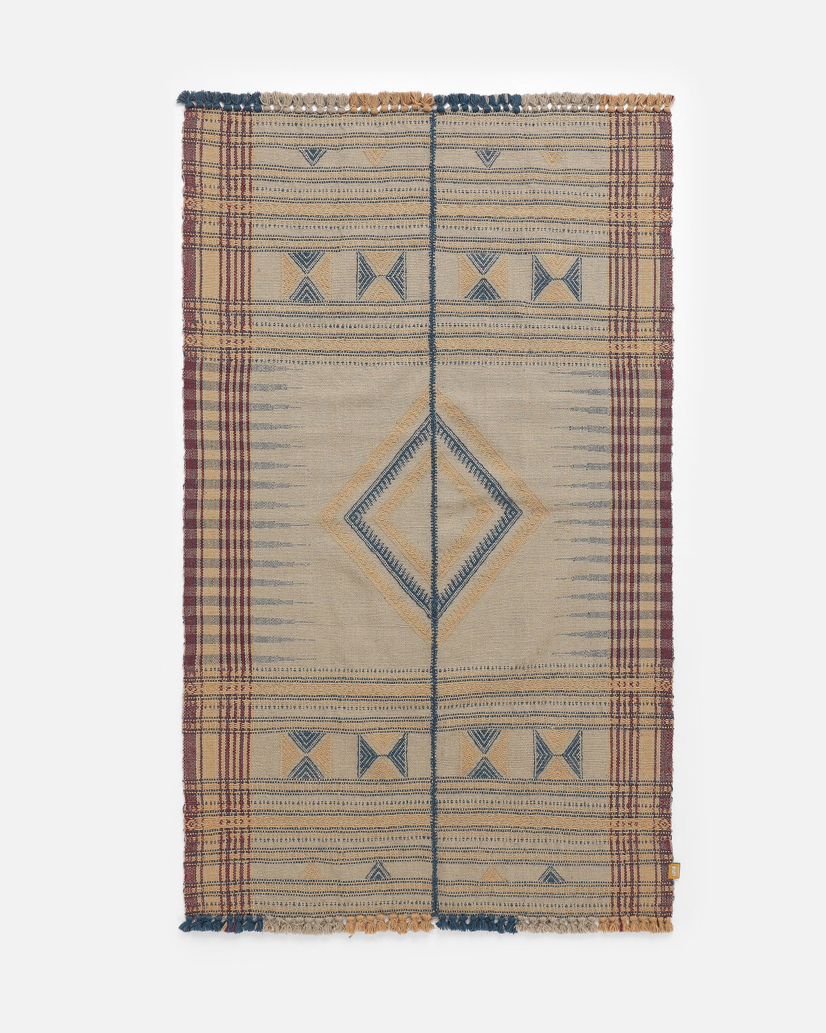 Leeward Bhujodi Extra Weft Woolen Rug